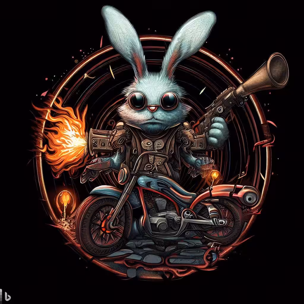 The world of my cartoons: Criminal rabbit004