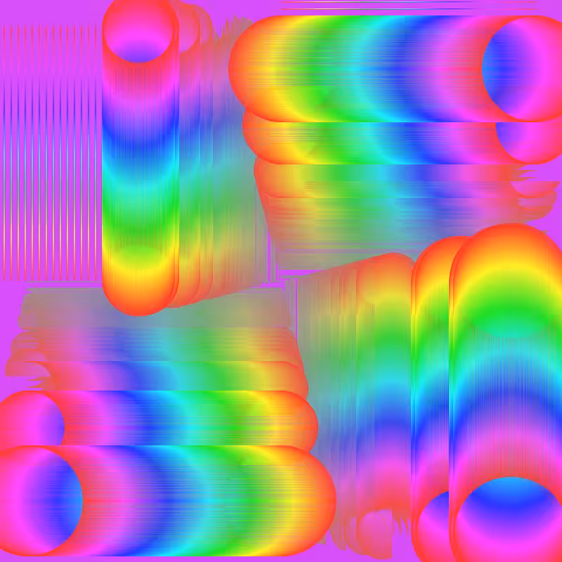 Fibonacci Rainbow Spiral ver3 var11 #3