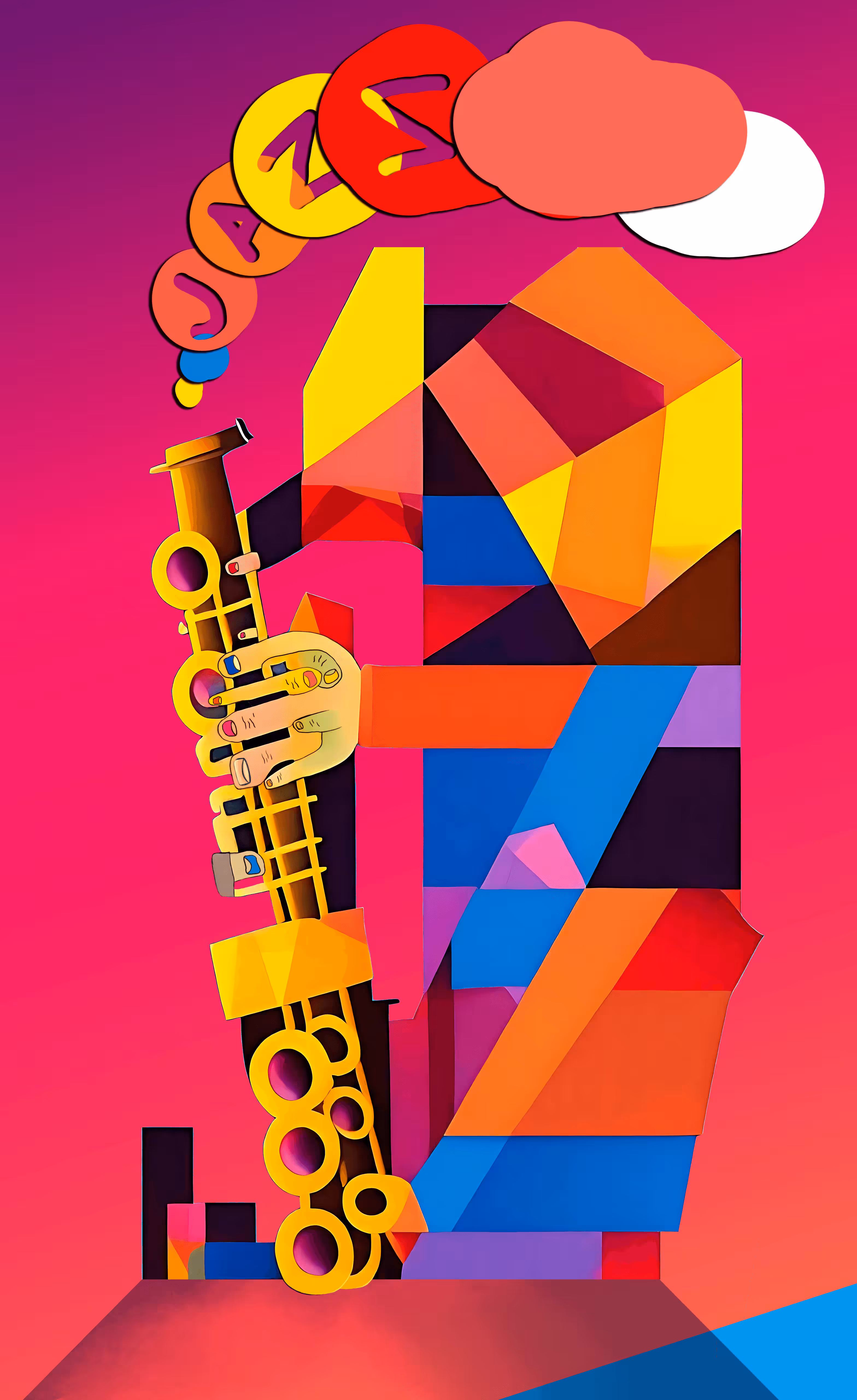 Saxophone soul music