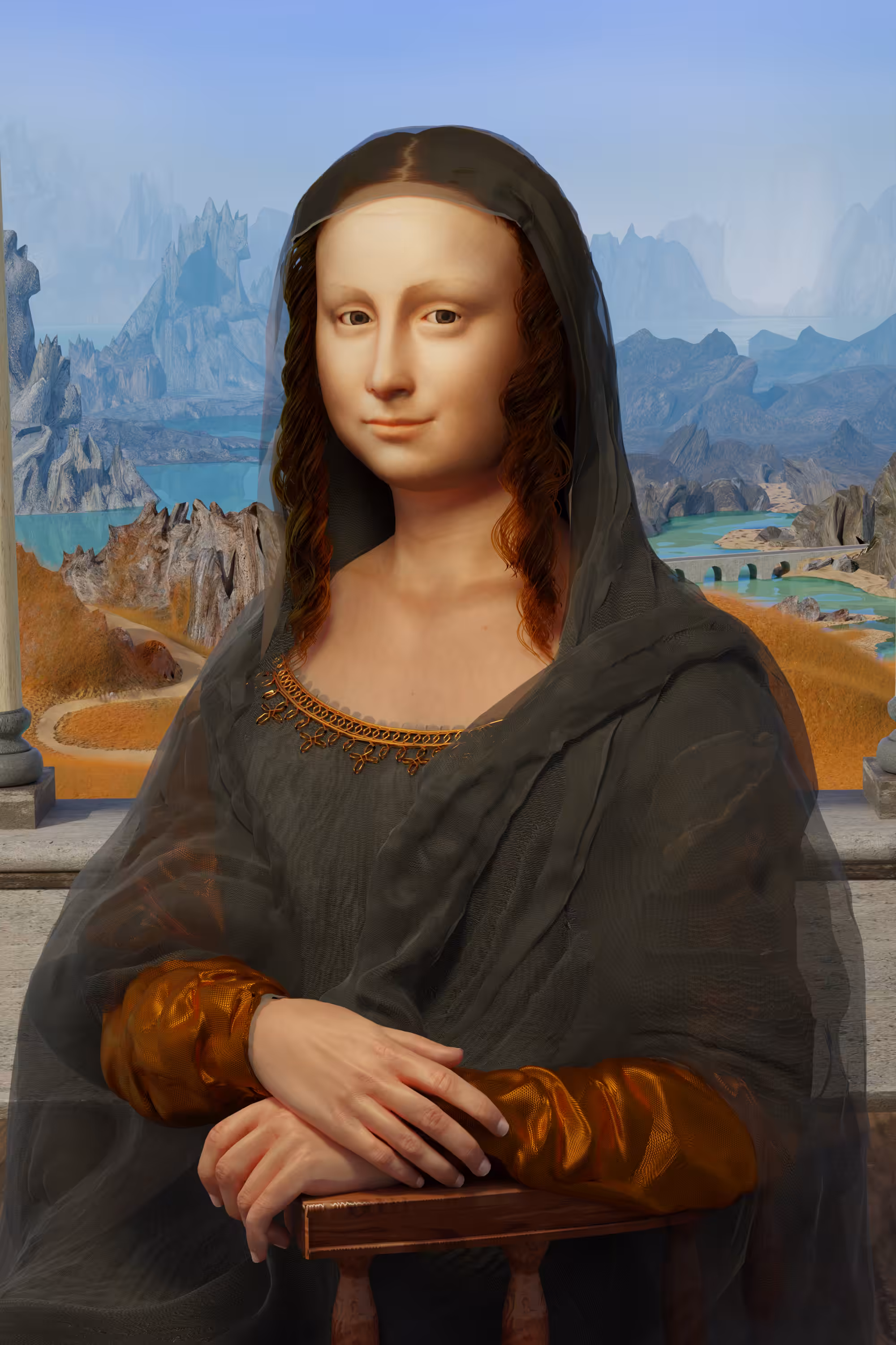 3D Mona Lisa Remake