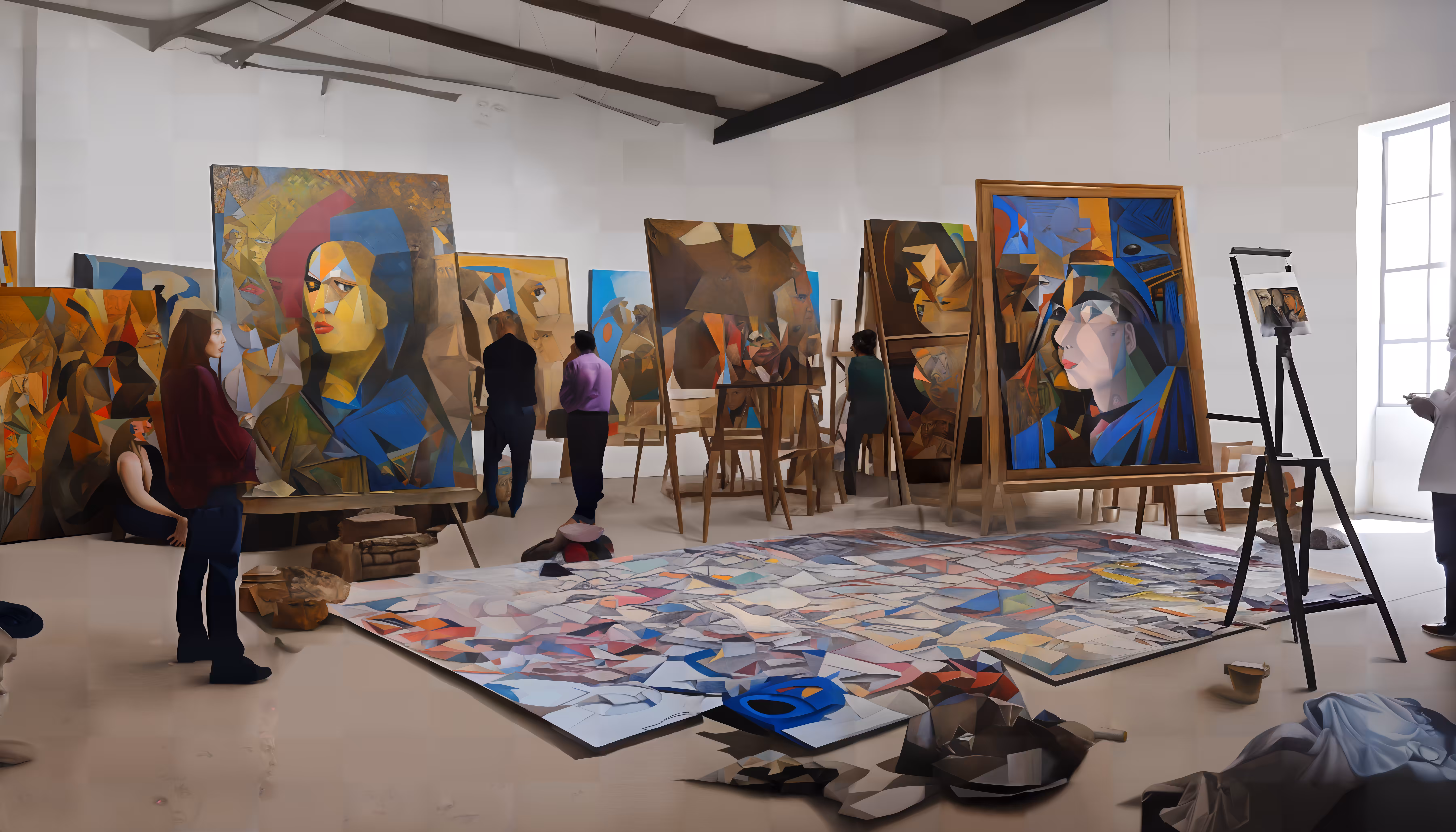 Possibility Spaces: Blue Easel
