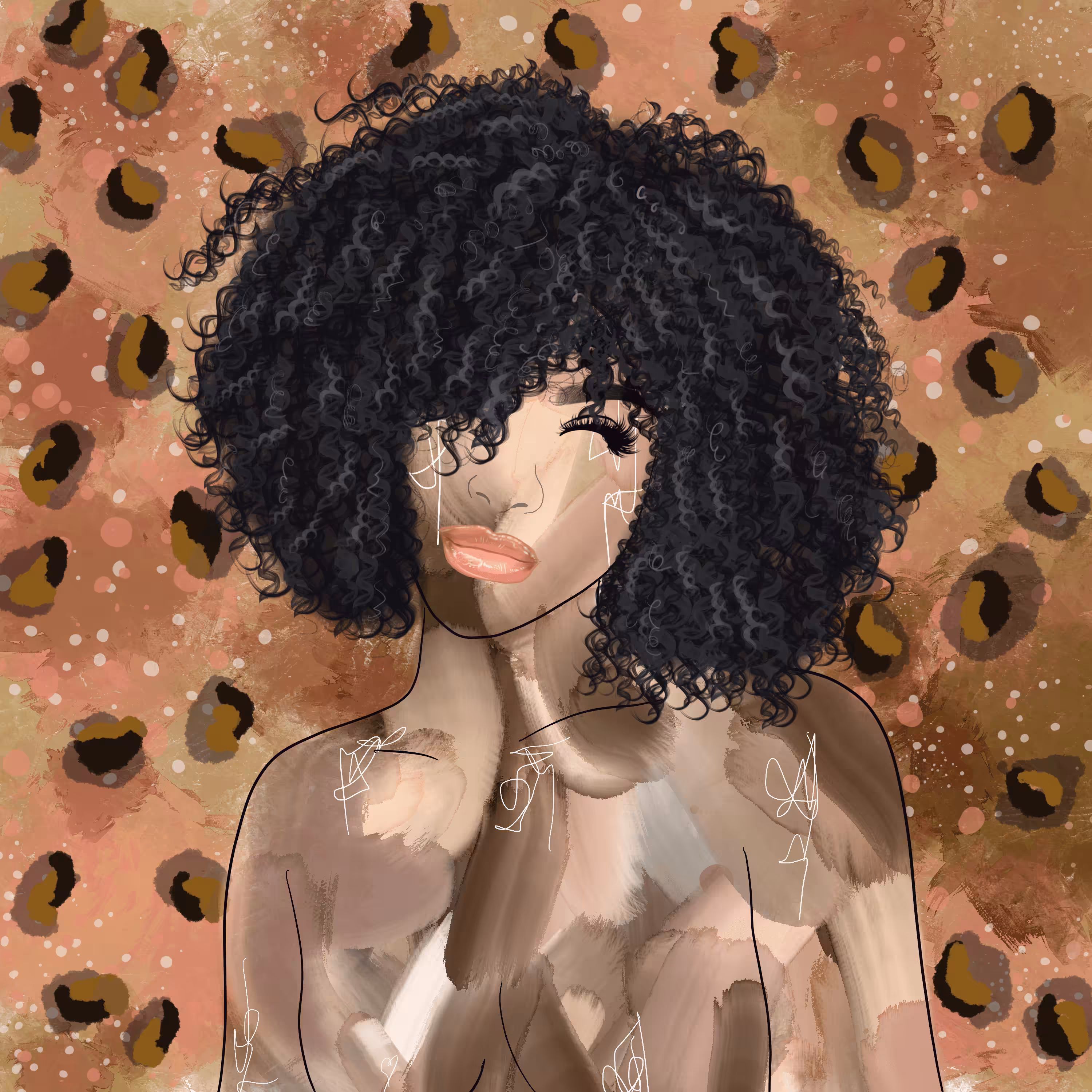 Curly Goddess #030