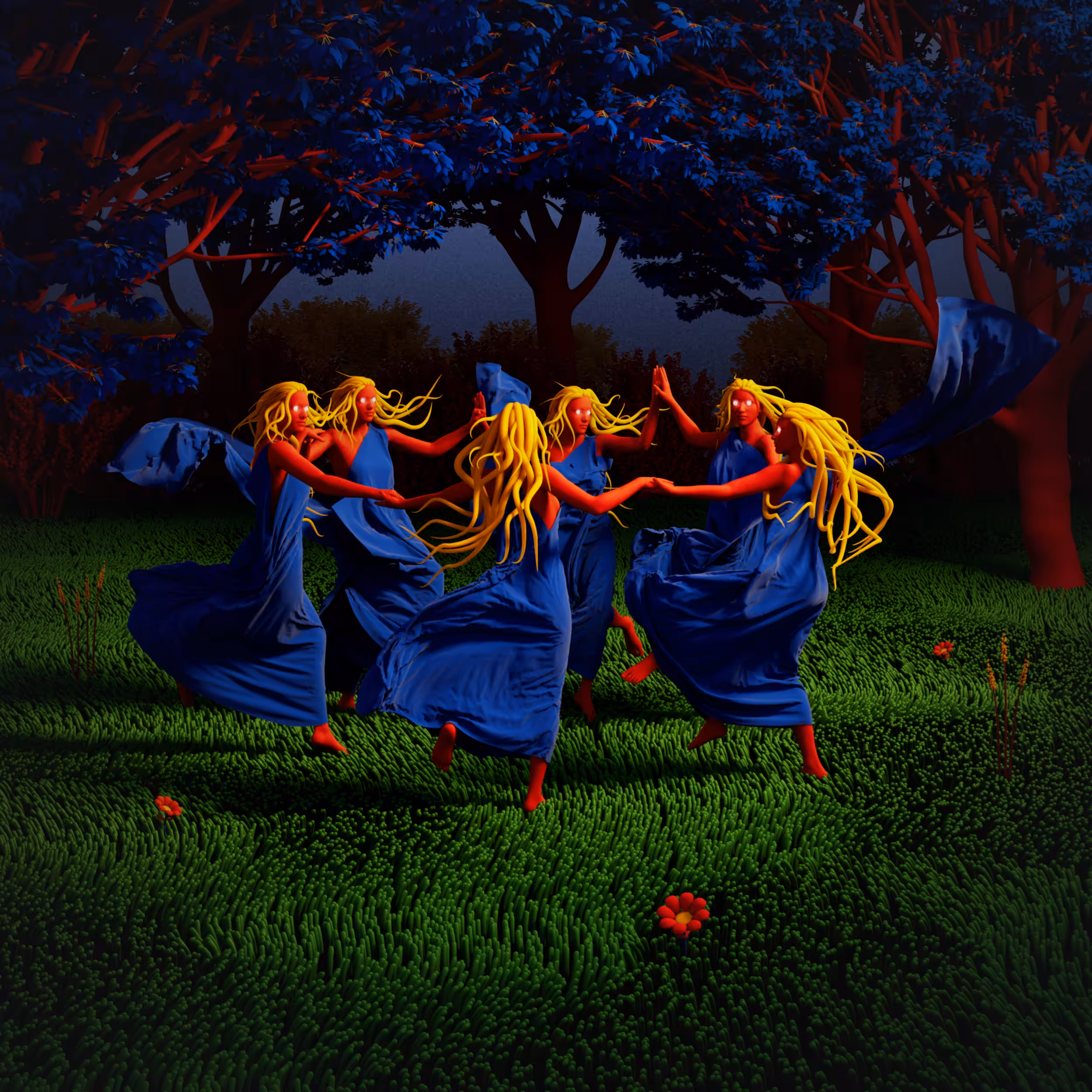 Nymphs in the Night