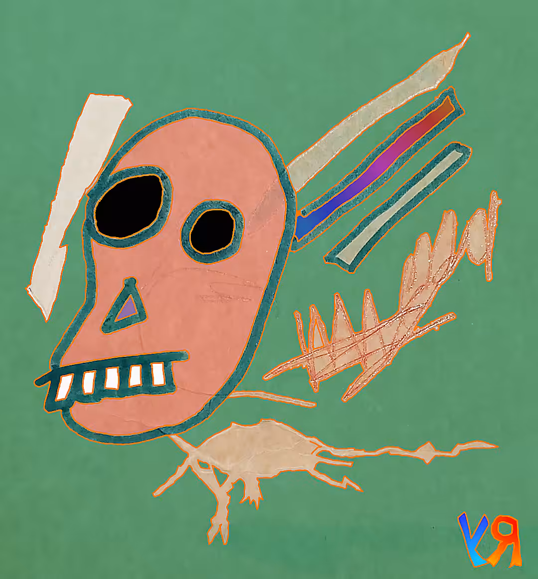 "Potato Headed Lizard Monkey" by Richard F. Yates (Holy Fool)