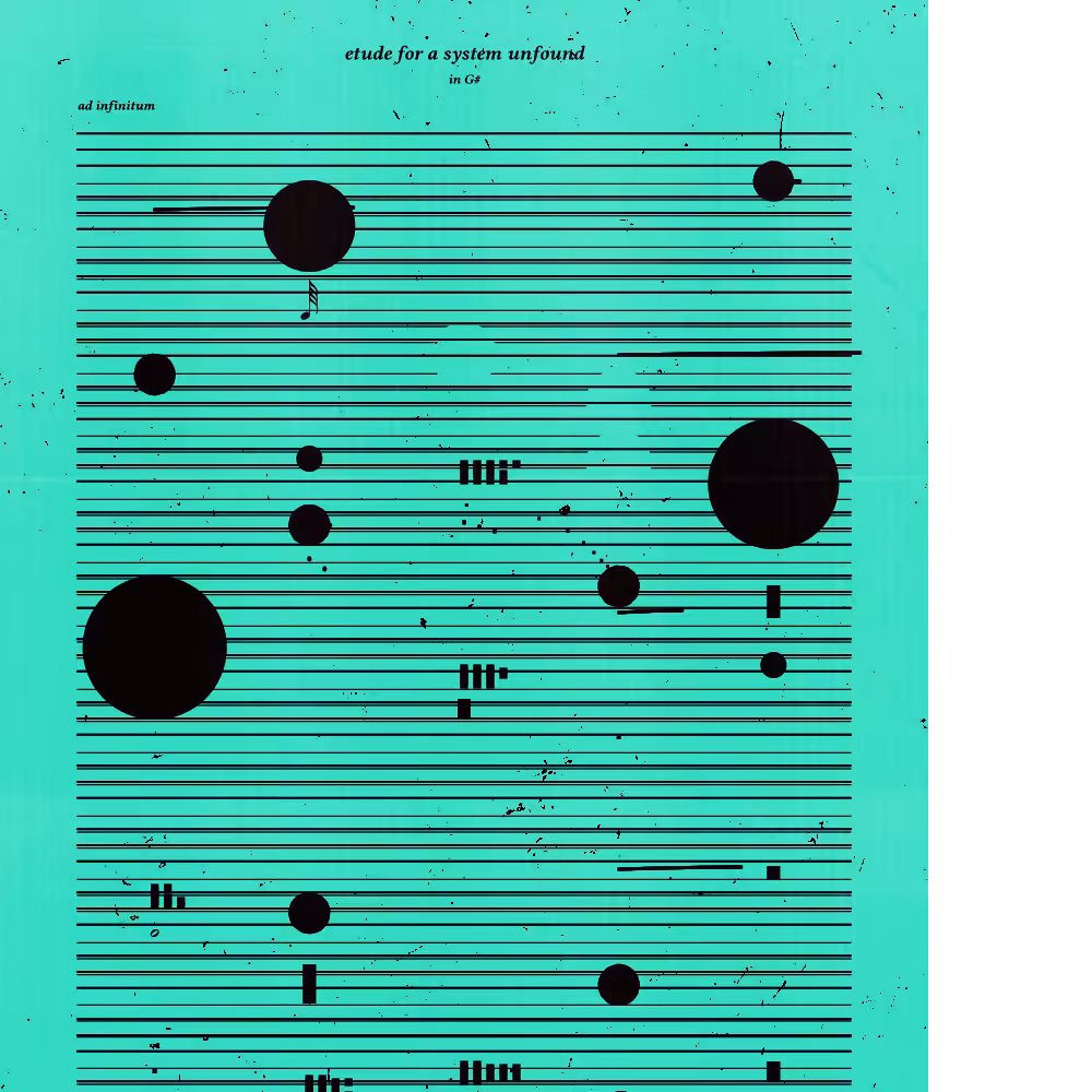 etude for a system unfound #10