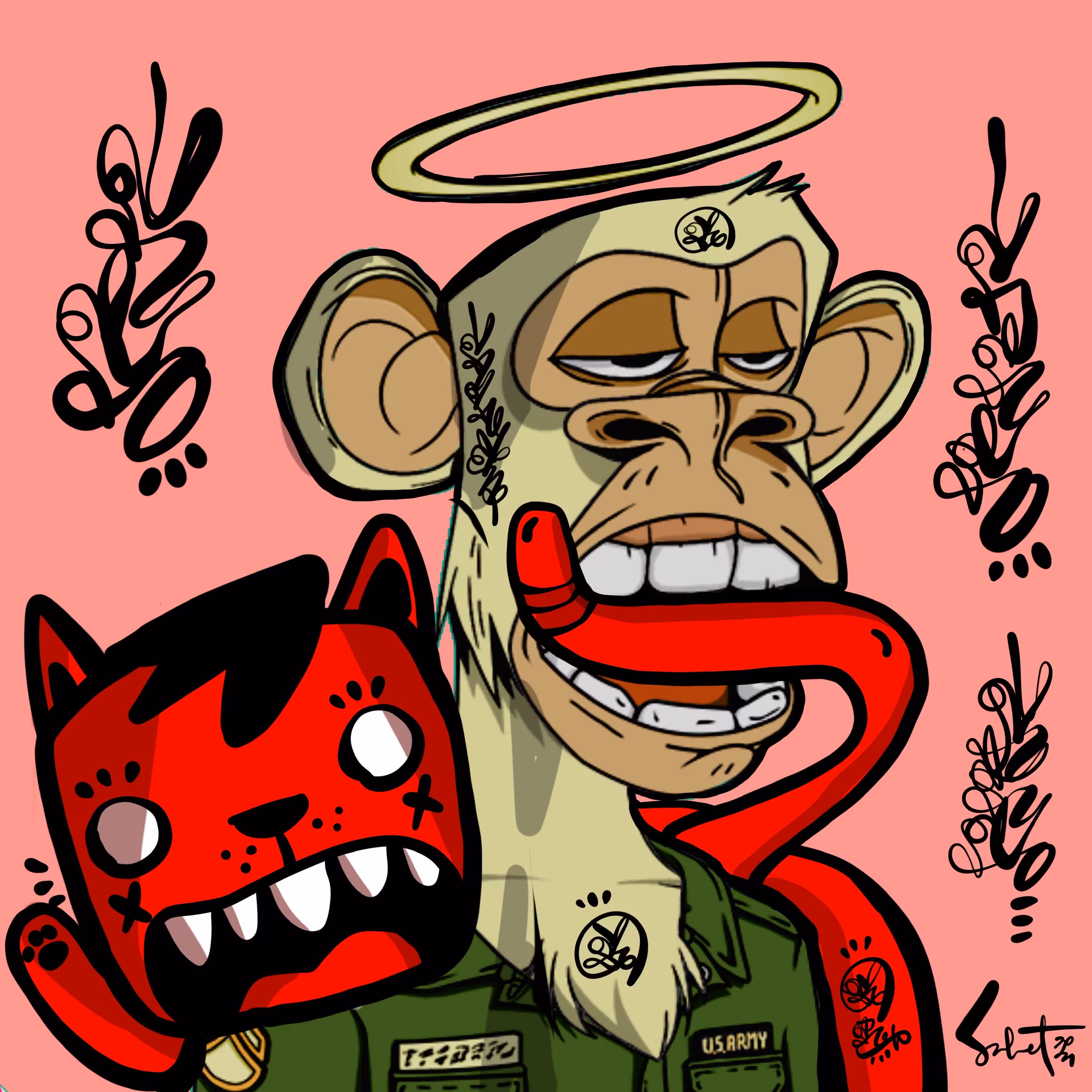 Ugly Kitties by Sabet #315 / BAYC EDITION