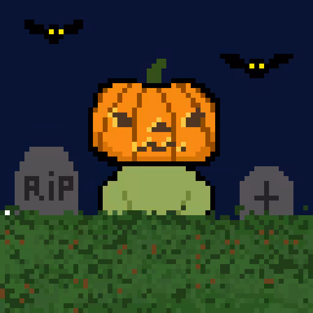 TezFrog - Pumpkin Frog