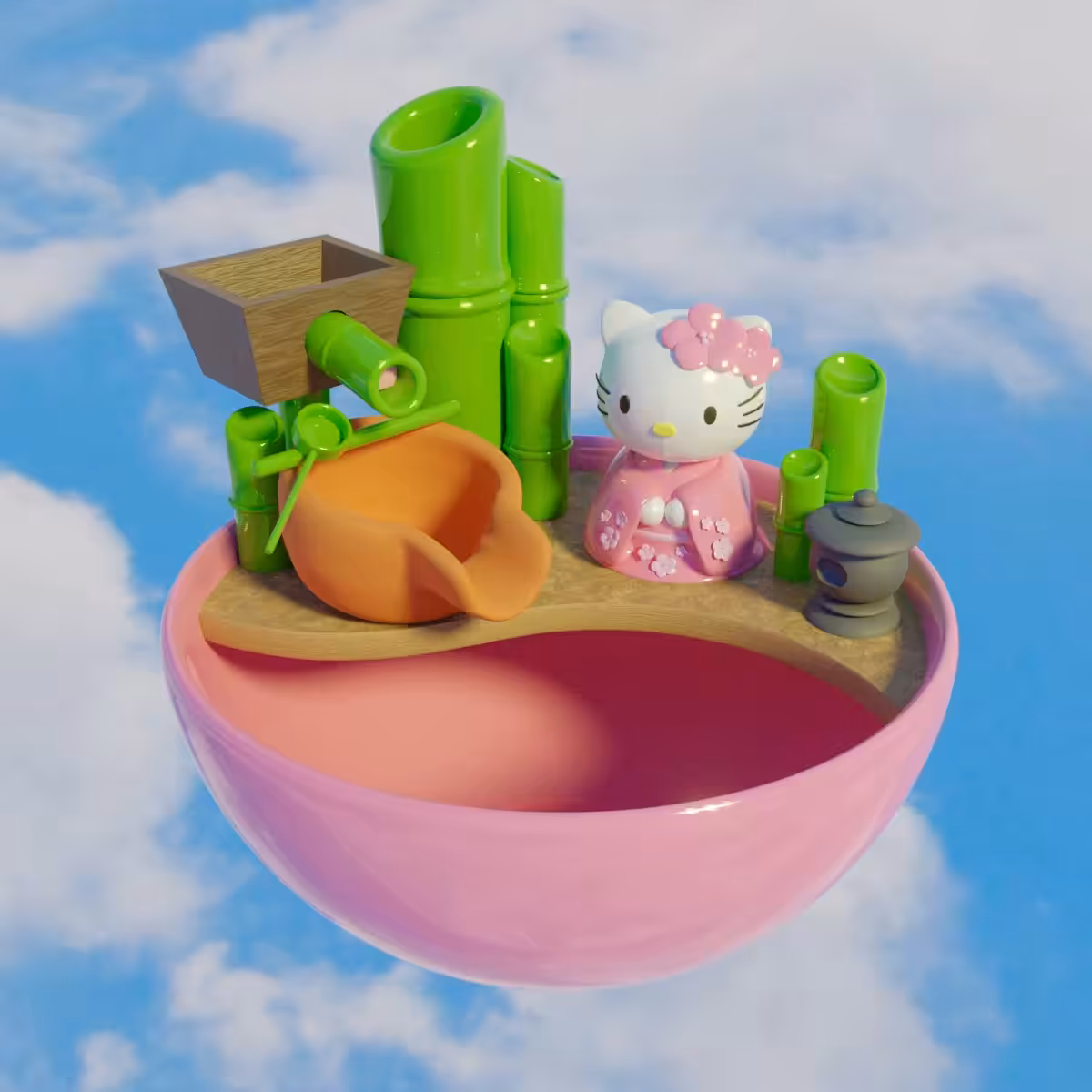 the strawberry milk fountain