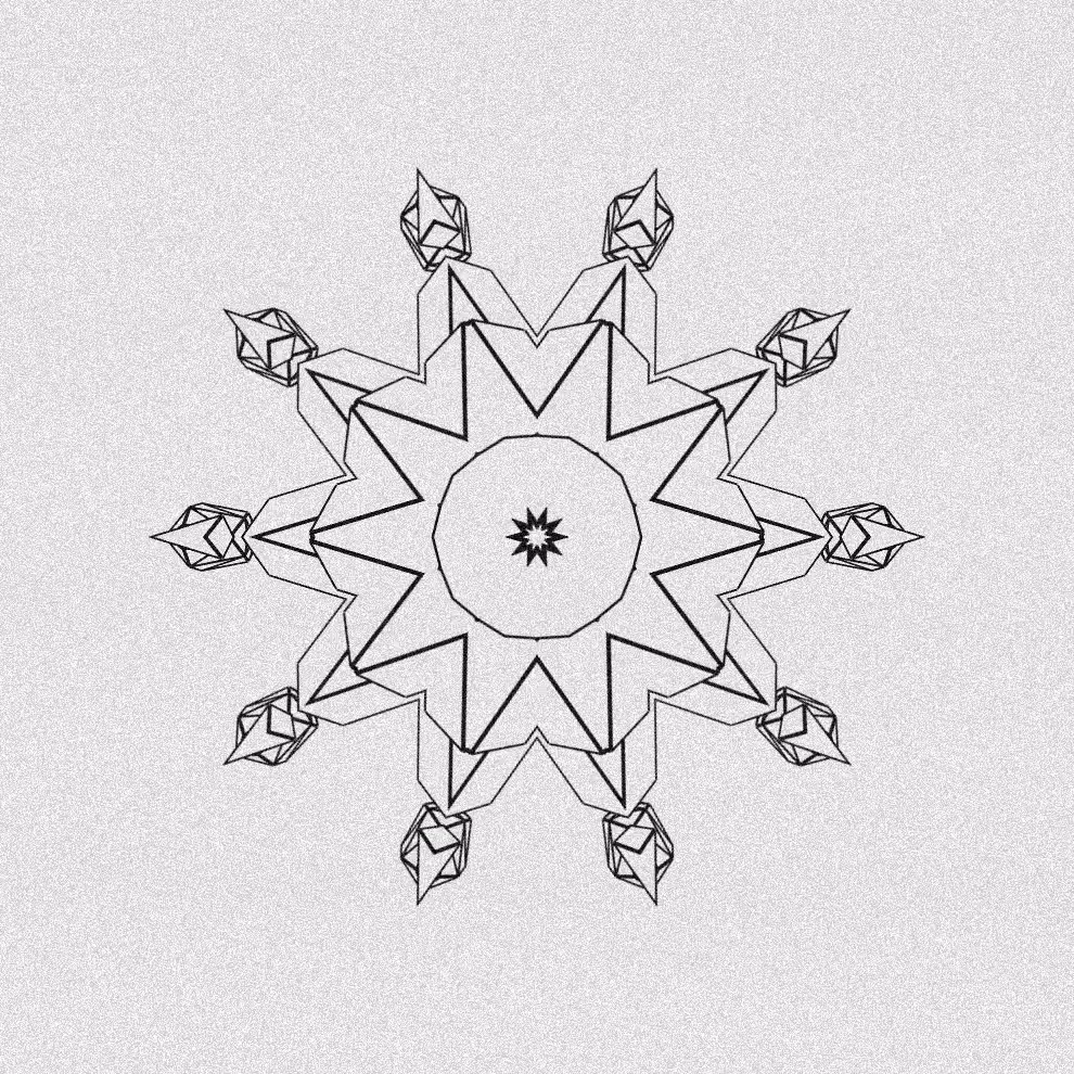 Monochrome Kaleido #129