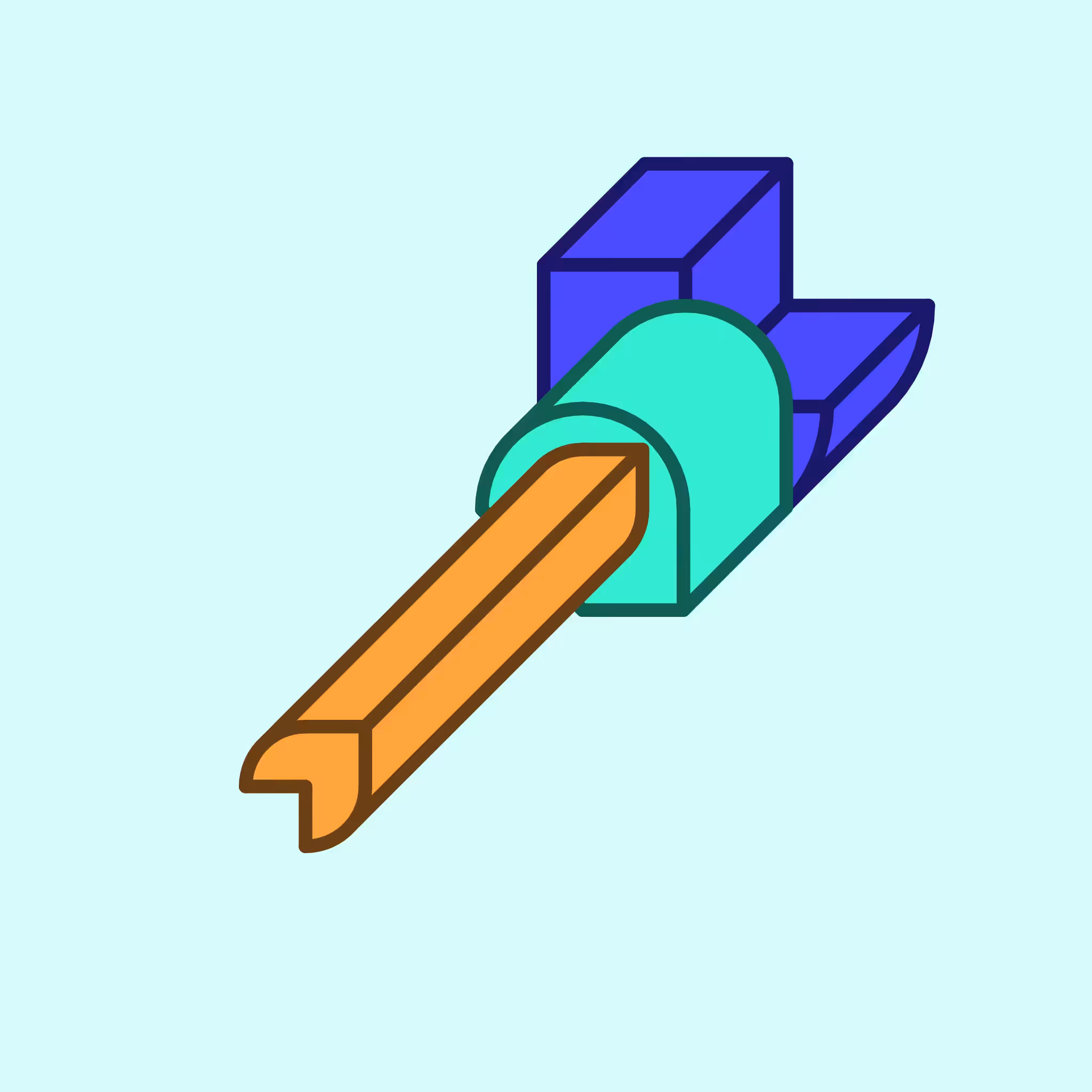 Calm shapes #1304