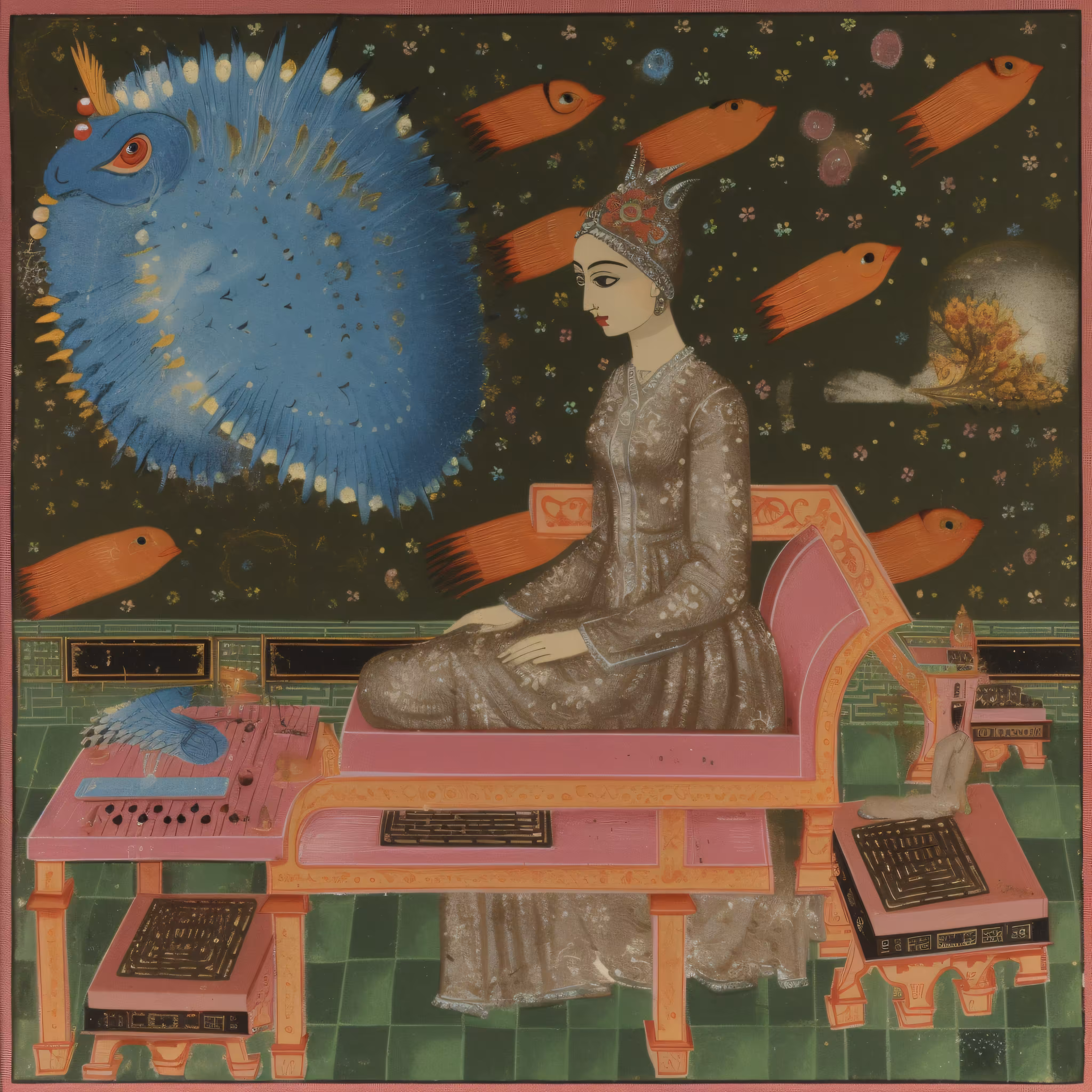 Woman with critter