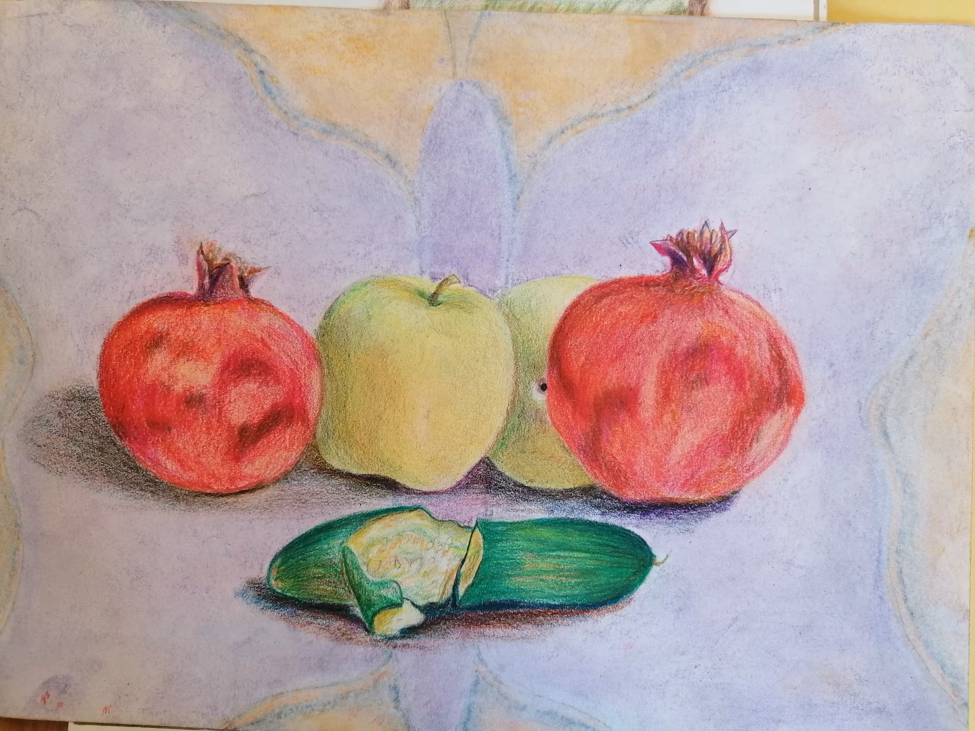 Try to draw the Fruits