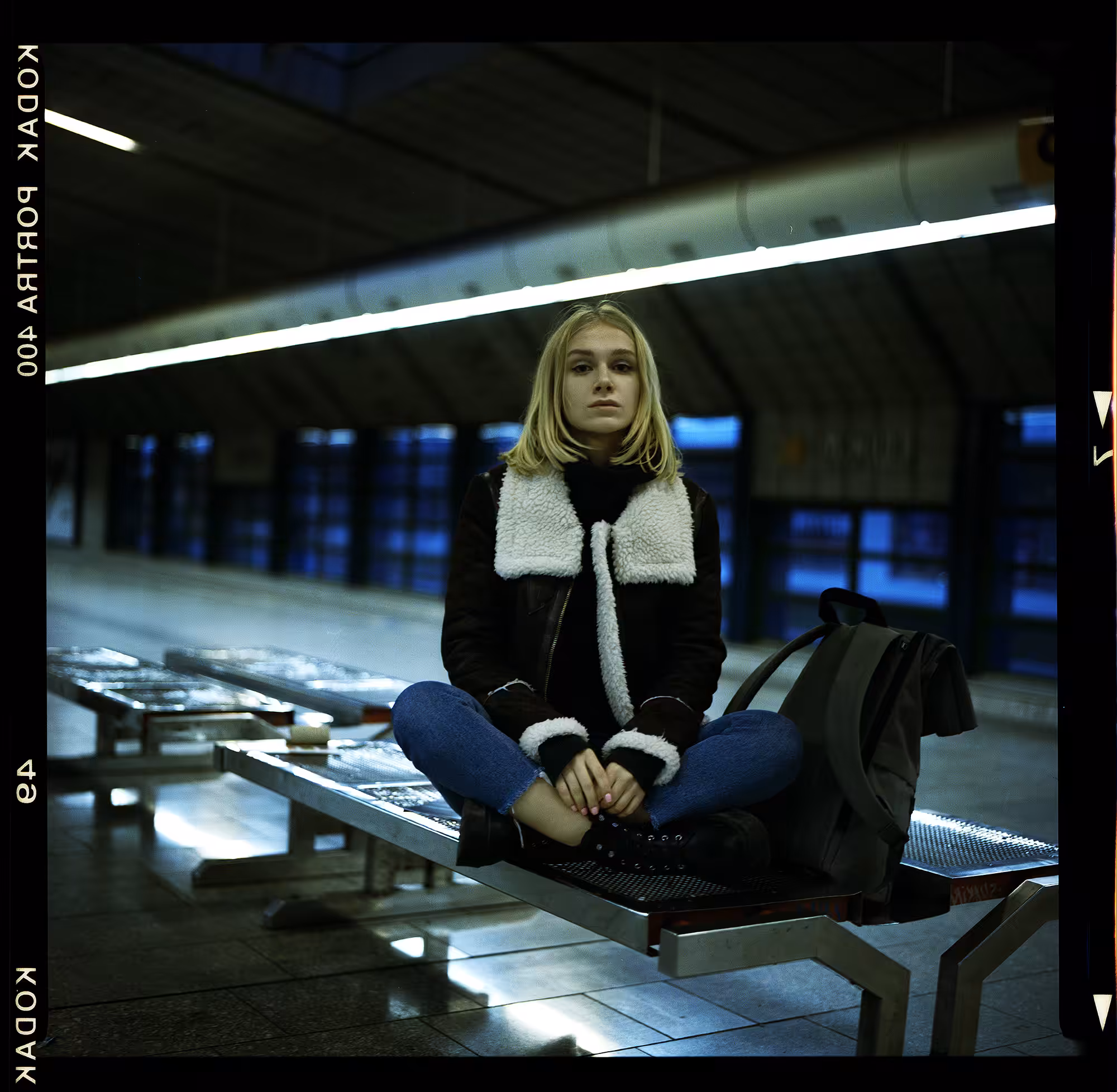 Metro Station // Waiting for last train