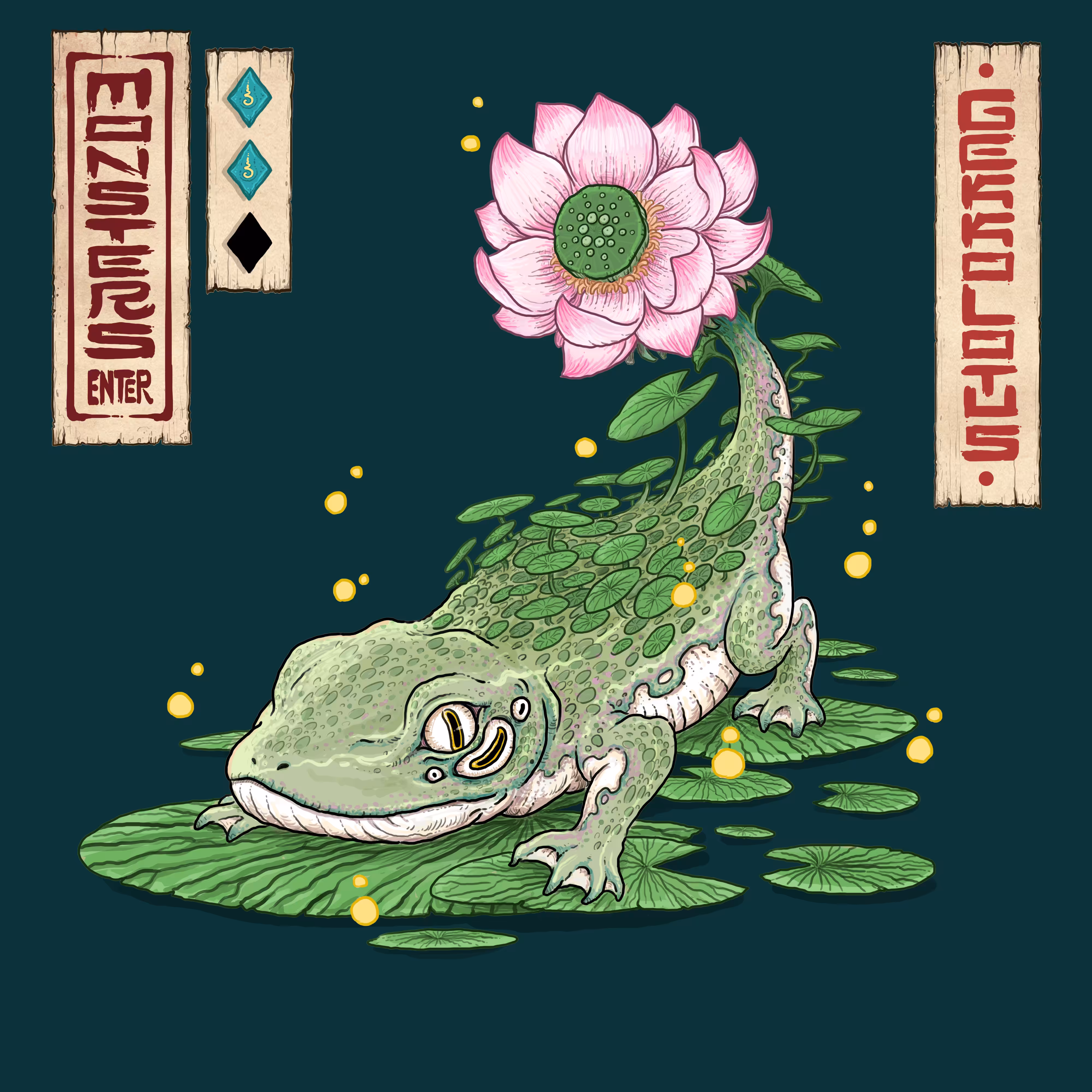 MONSTERS ENTER #003 - Gekko lotus