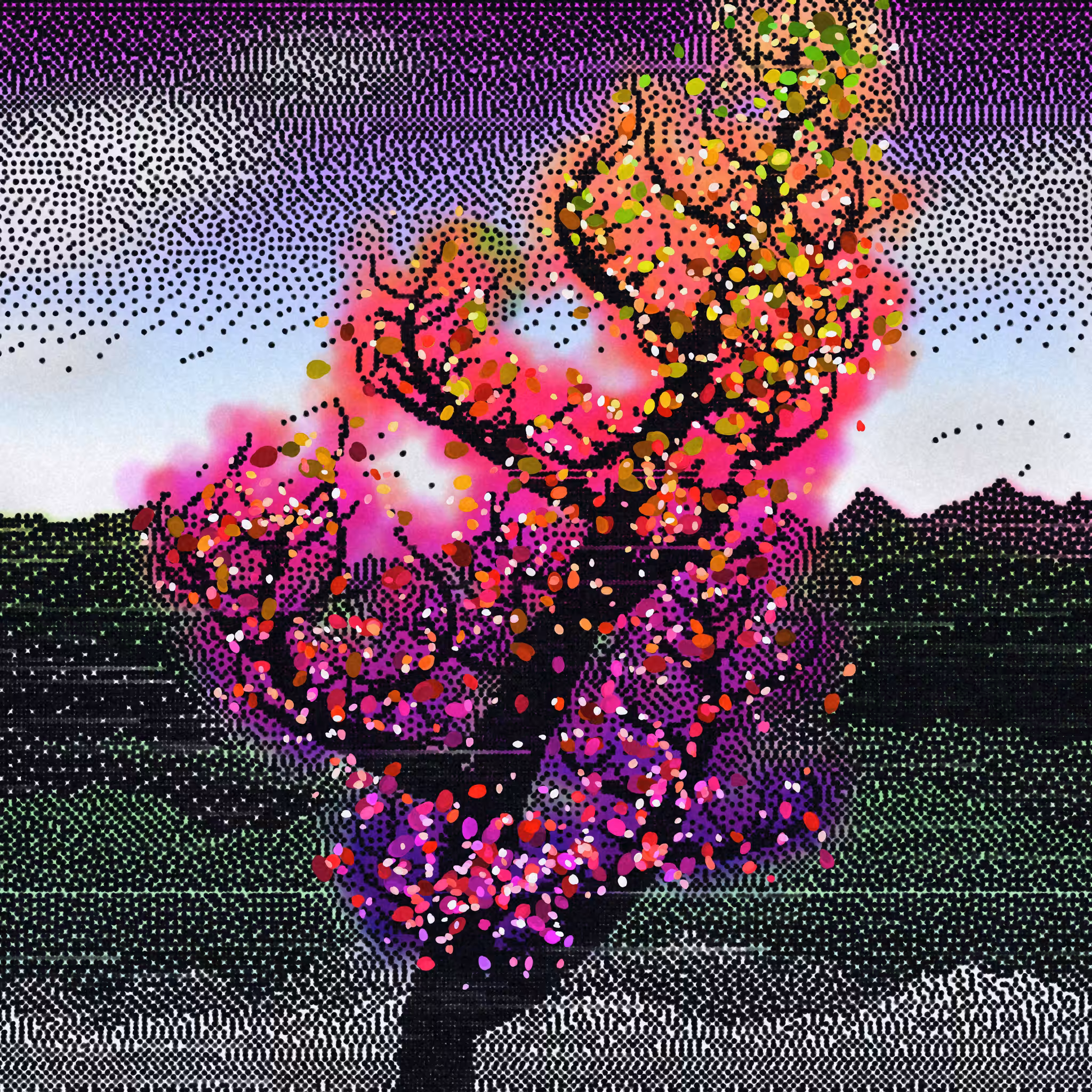 Dithered Branches #93