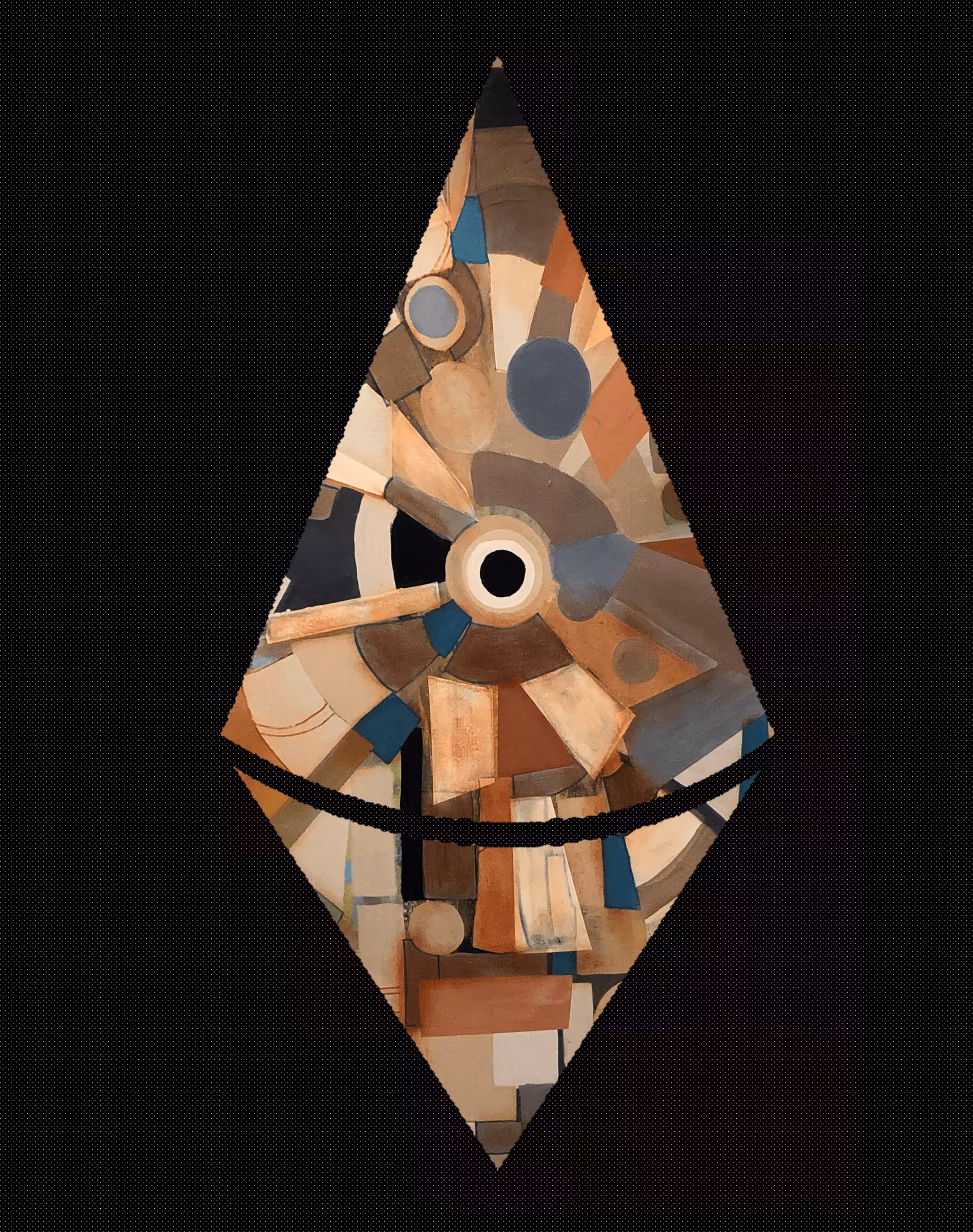 A slice of abstract Capricciosa - 4/5