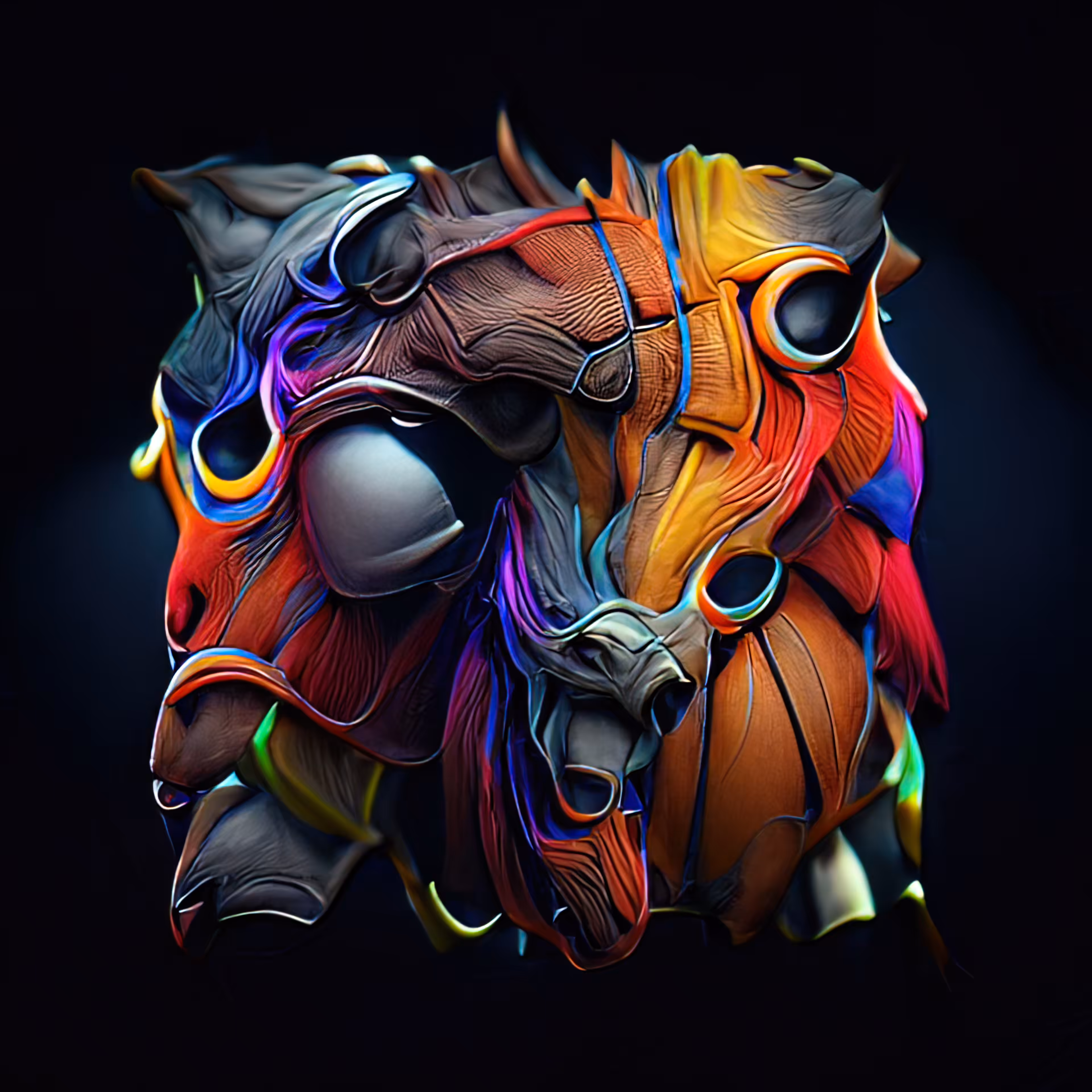 Colorful Horse