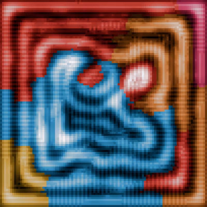 Rainbow Ripples Automaton #31