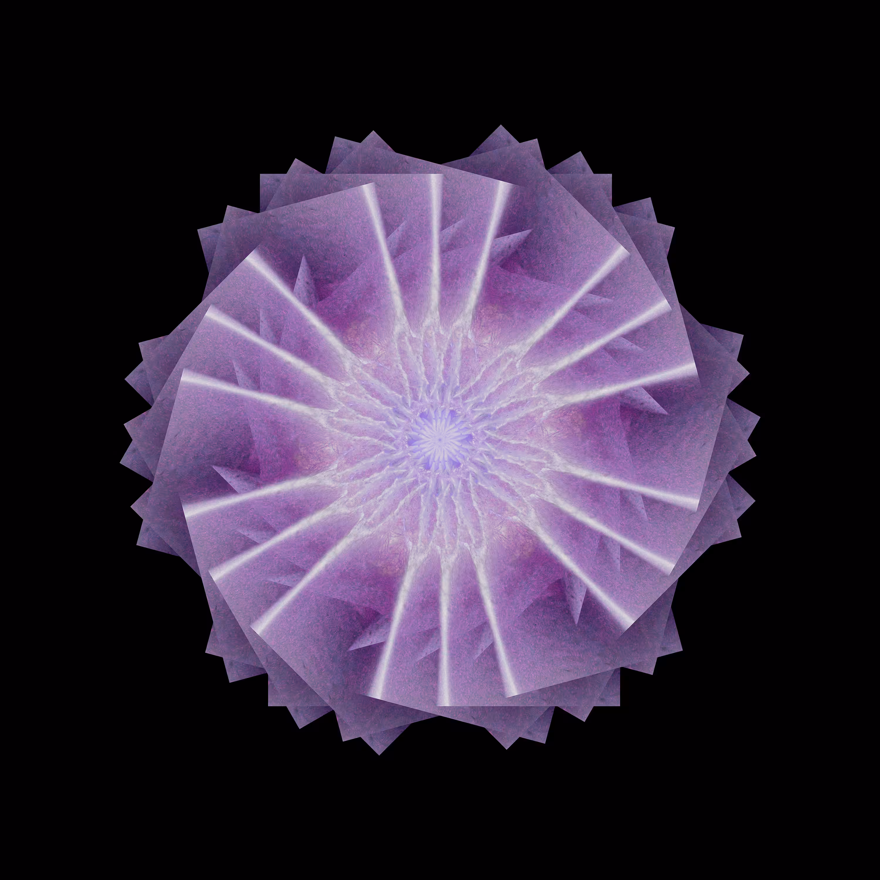 Yin Mandala: Violet