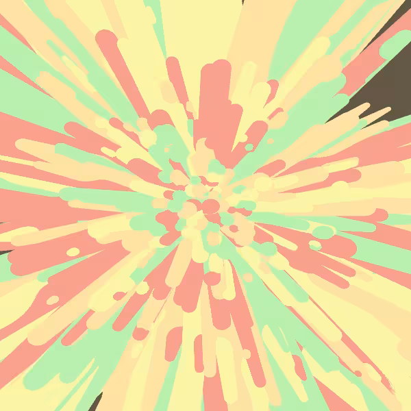 drip flower painting #3