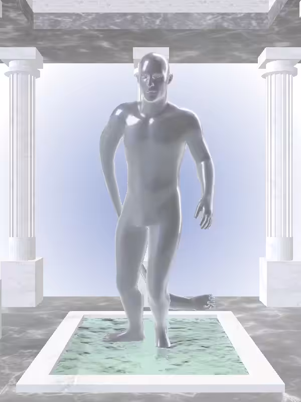 HeavenComputer: The Injured Midnight Gloss Man #3161