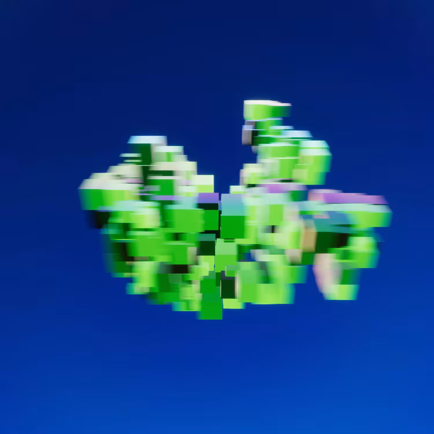 Iridescent Cubes #0004