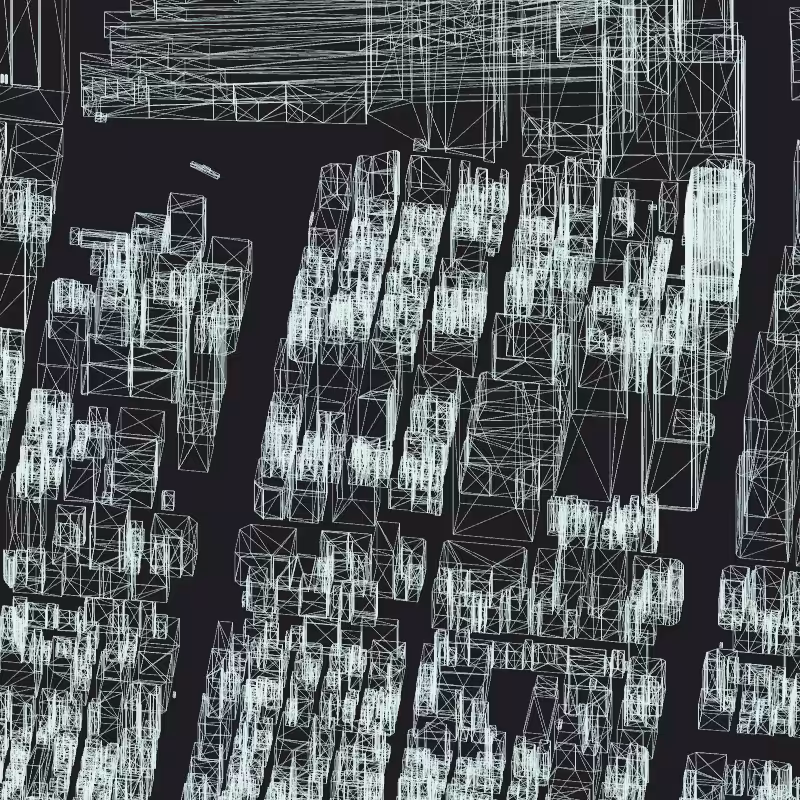 Wireframe City: Tokyo Shibuya #85