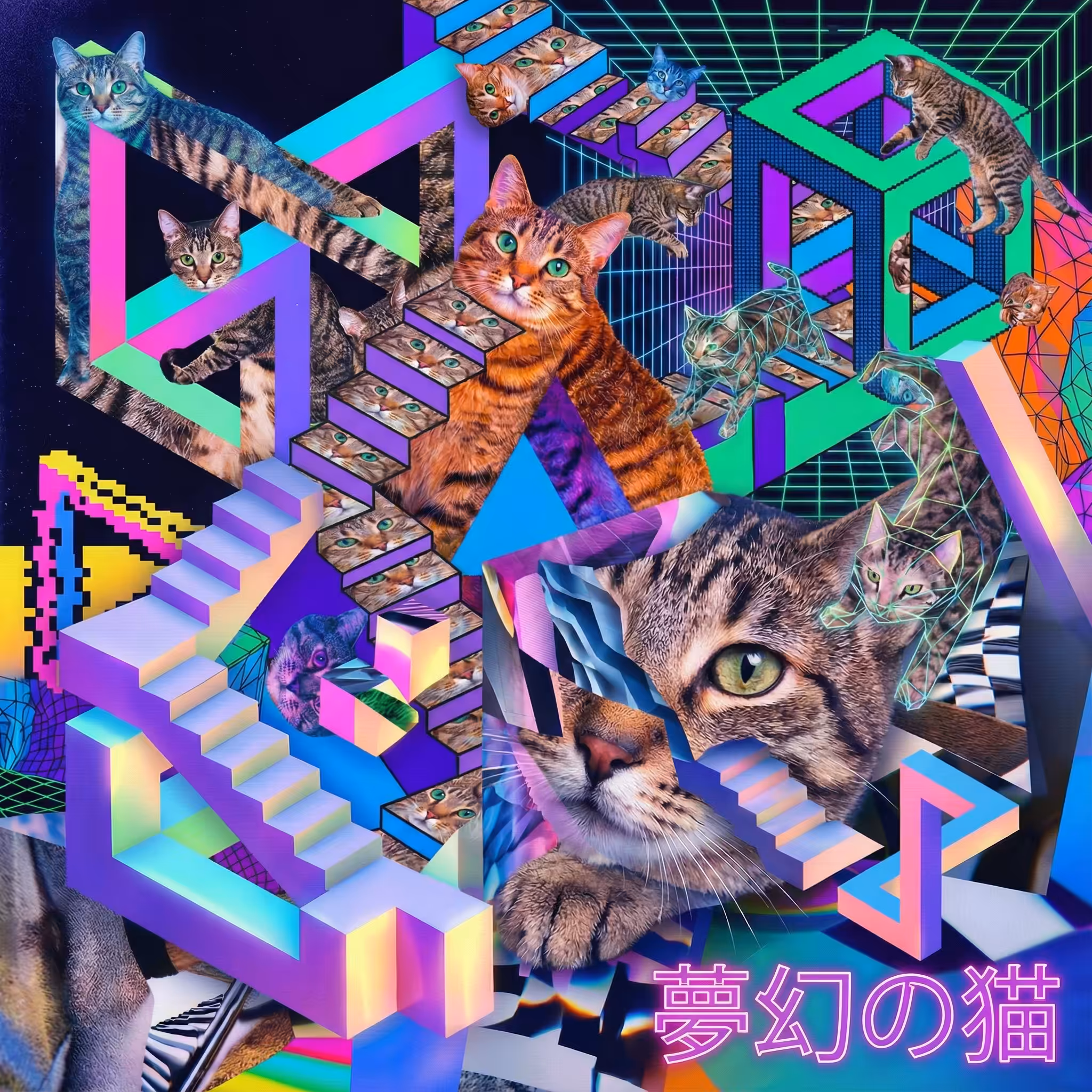 abstract cats #48