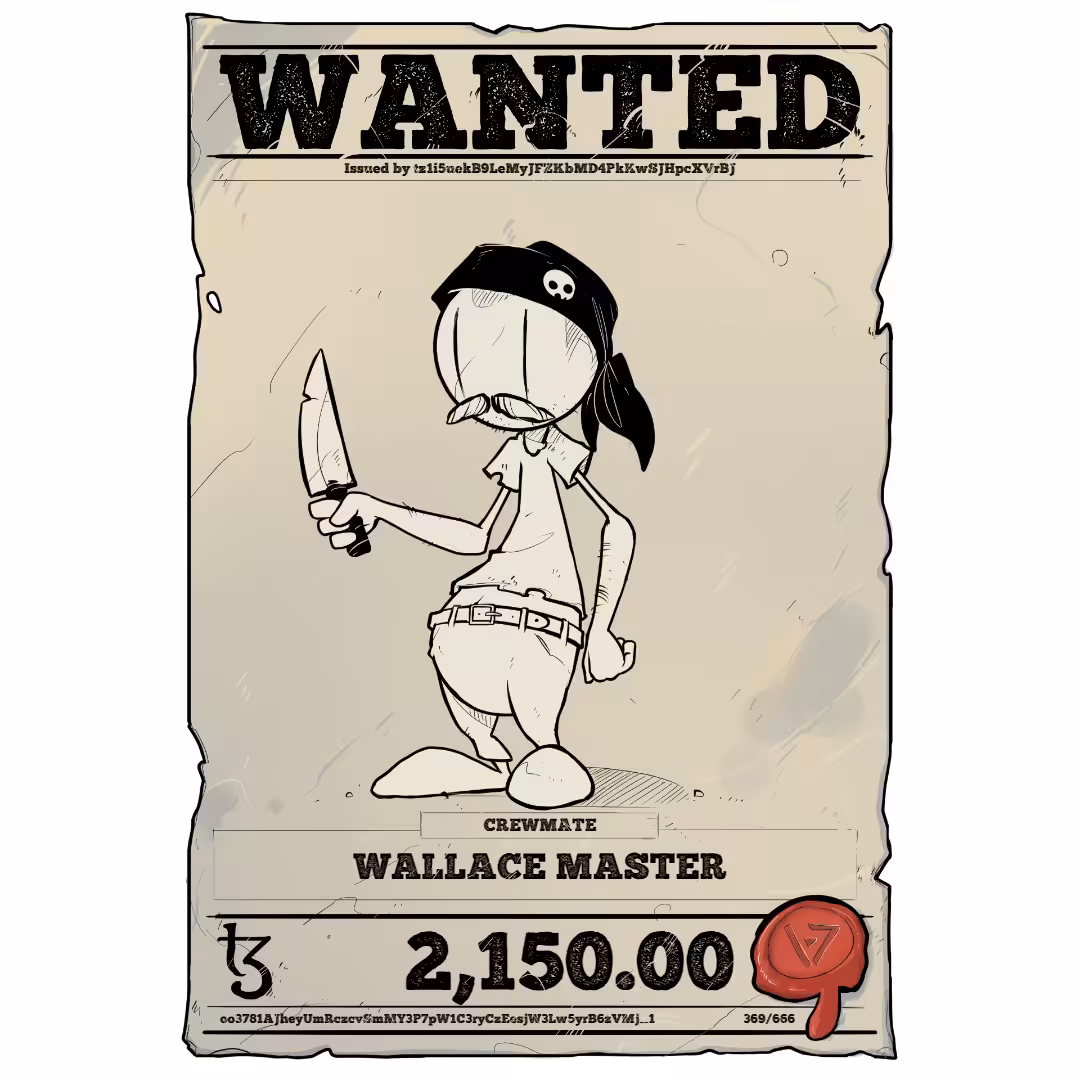WALLACE MASTER | TEZOS PIRATE 369/666