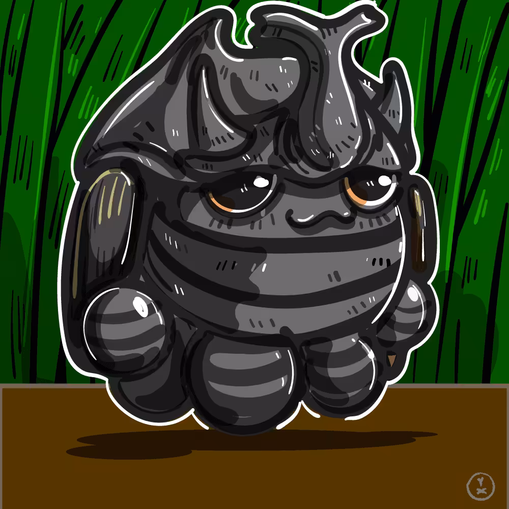 Octogang #0186	(Horned Beetle)