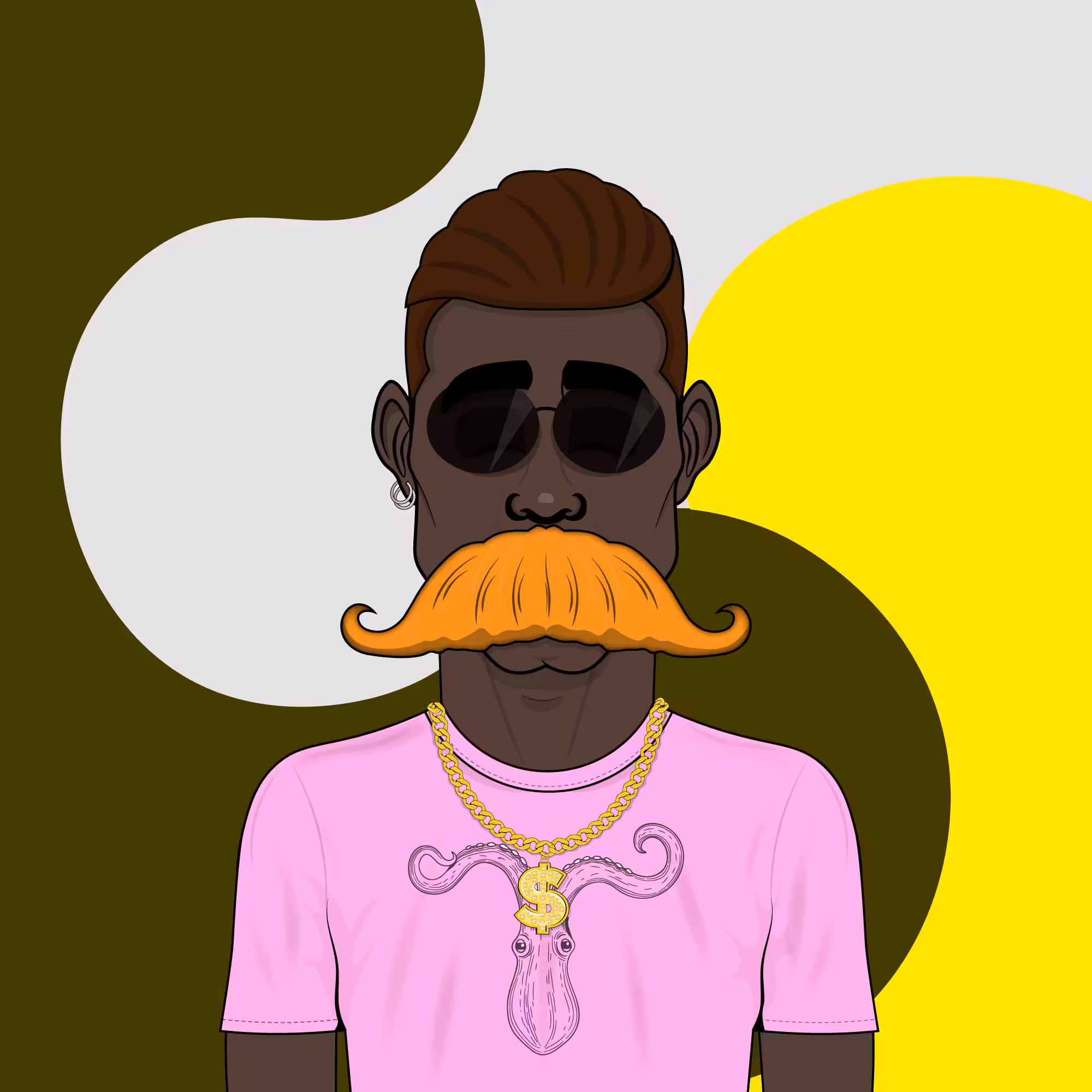 Mustachioed #105