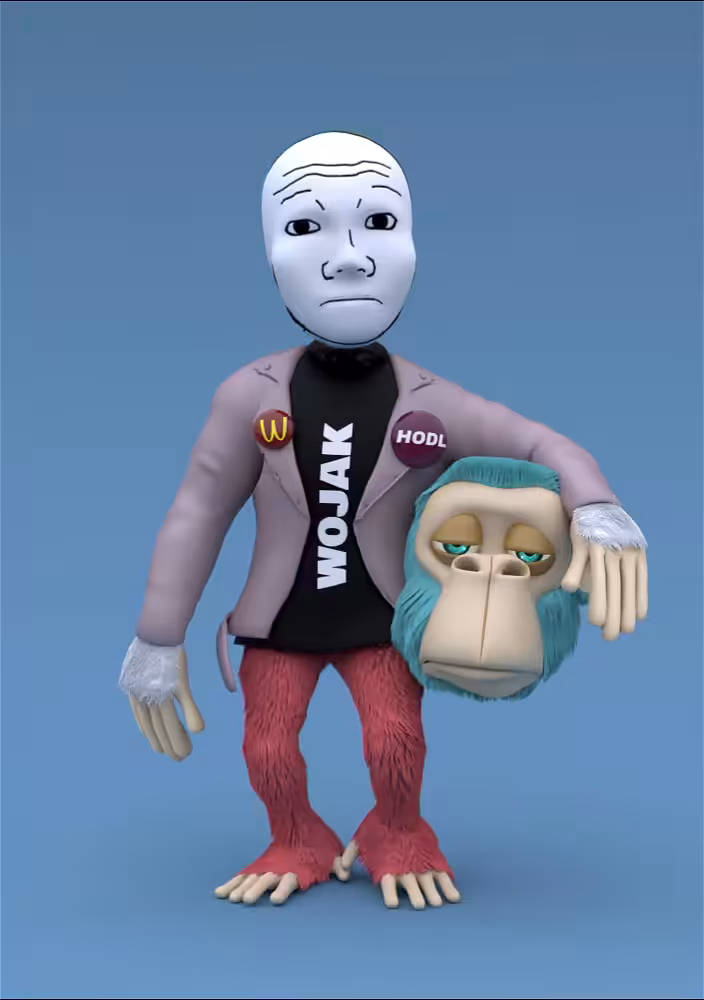 Crying Wojak Ape.