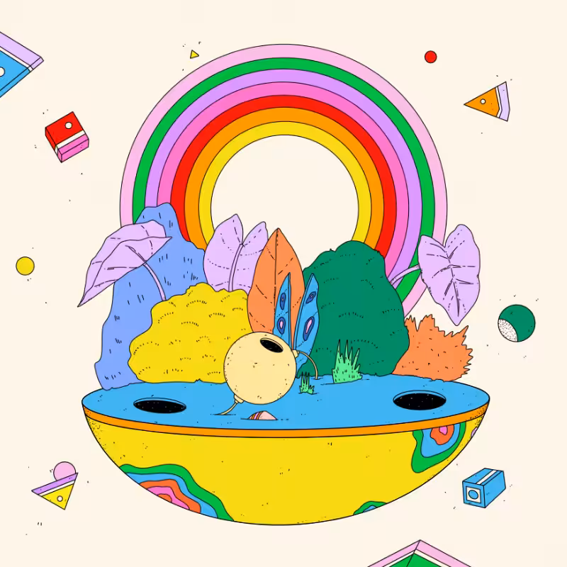 🌈🌴🪐 #52