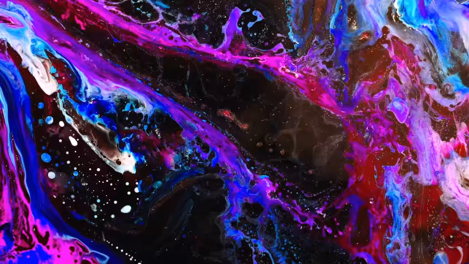 TRAVELPORTAL - 4K analogue chemical reaction video loop