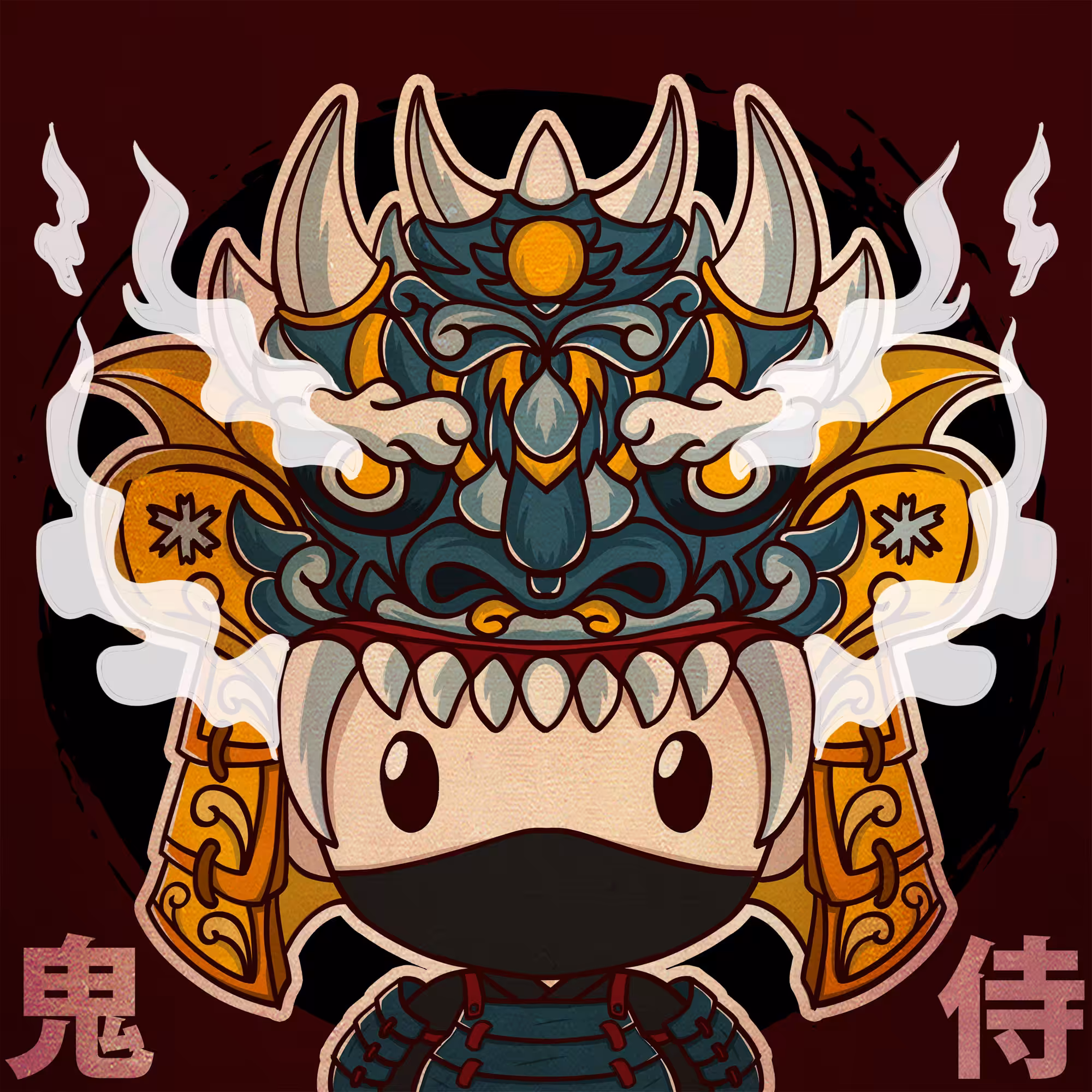 Ao Oni Samurai Boy