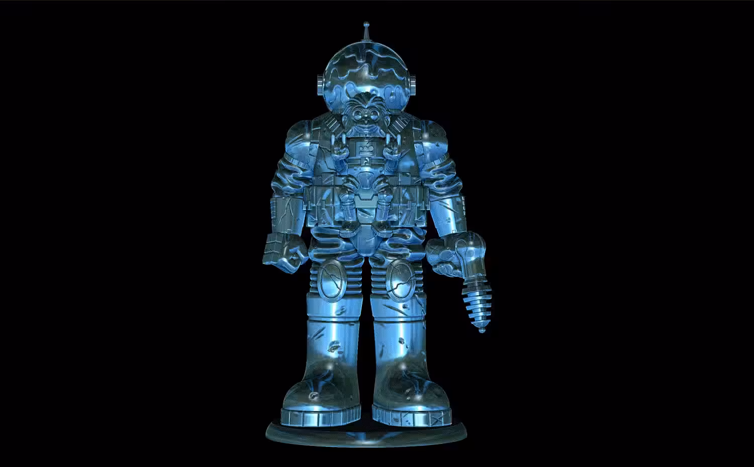 Psychedelic Space Wrangler - Jim Mazza - 1/1 
