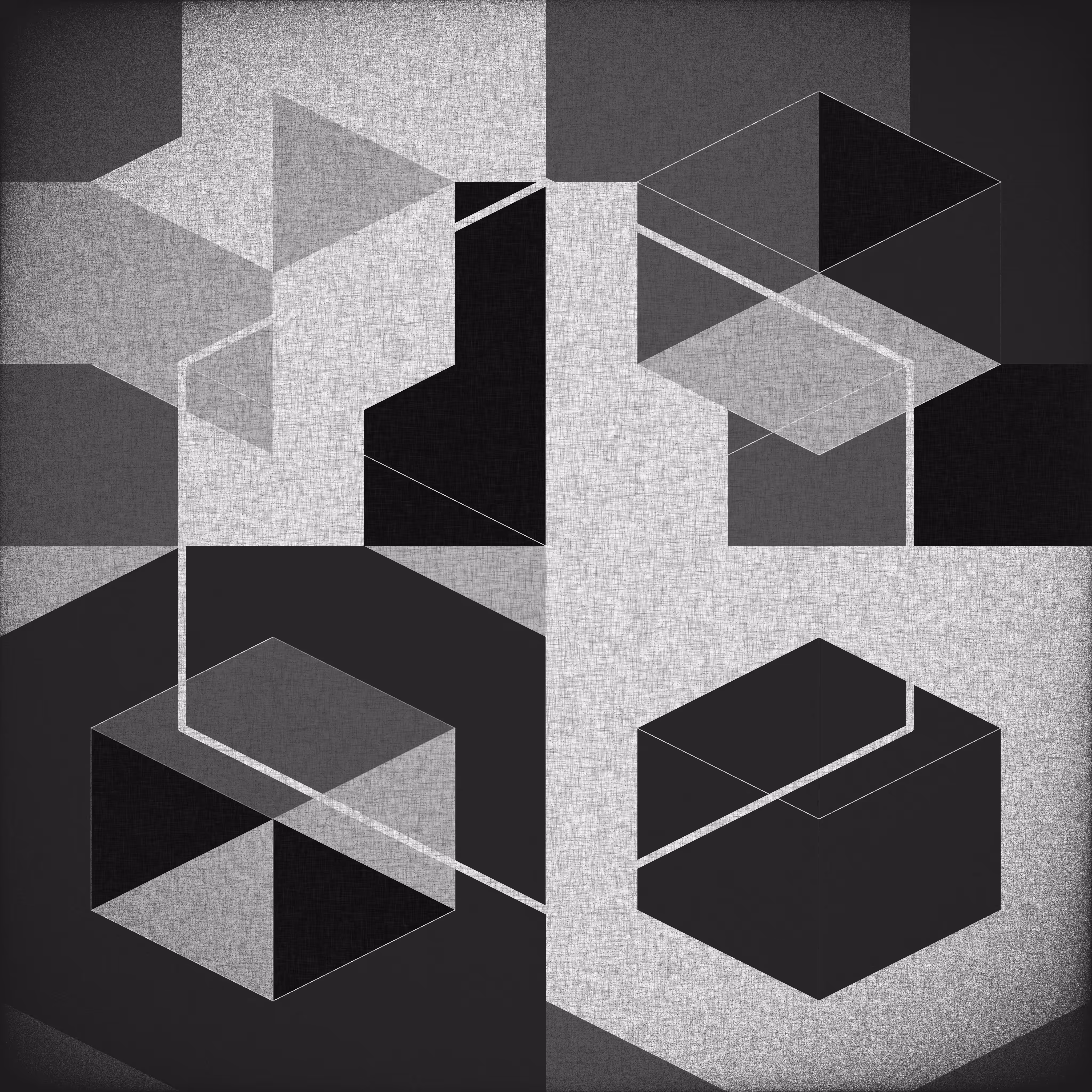 Hexaeder Limited ed. Black and white #1