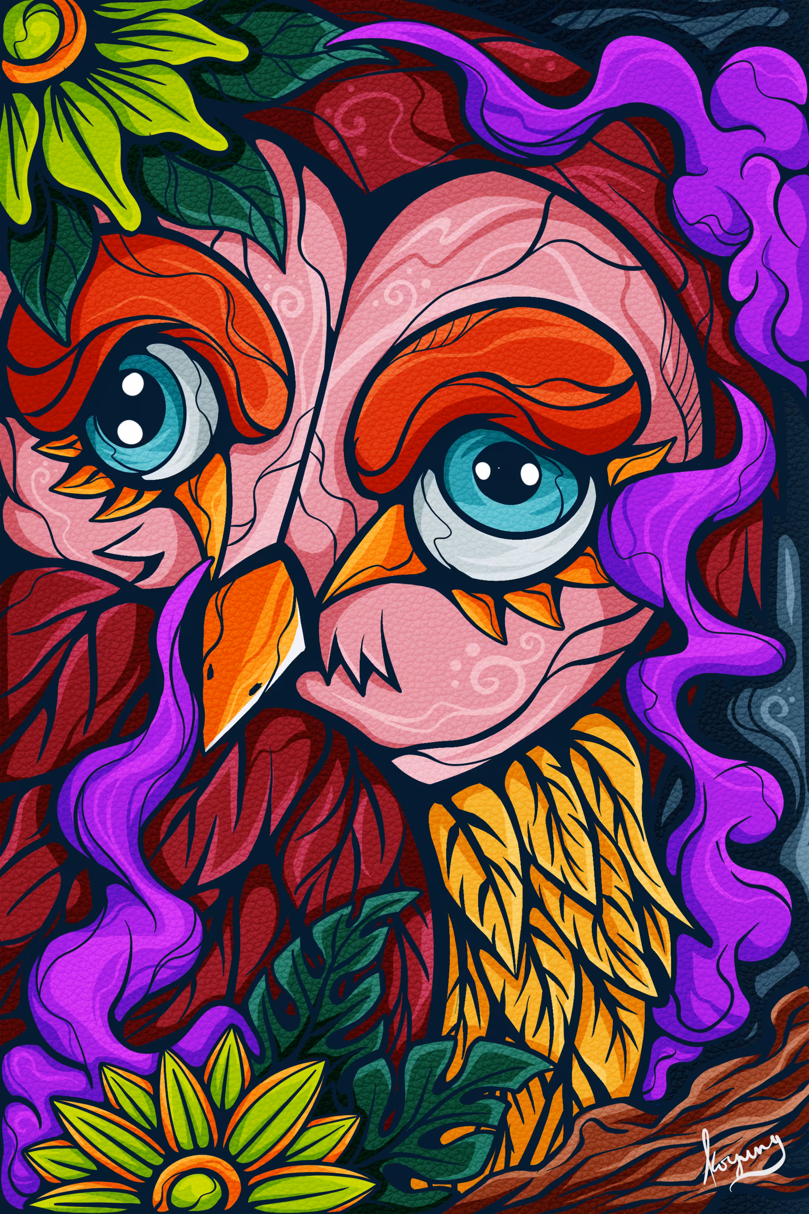 head of a owl