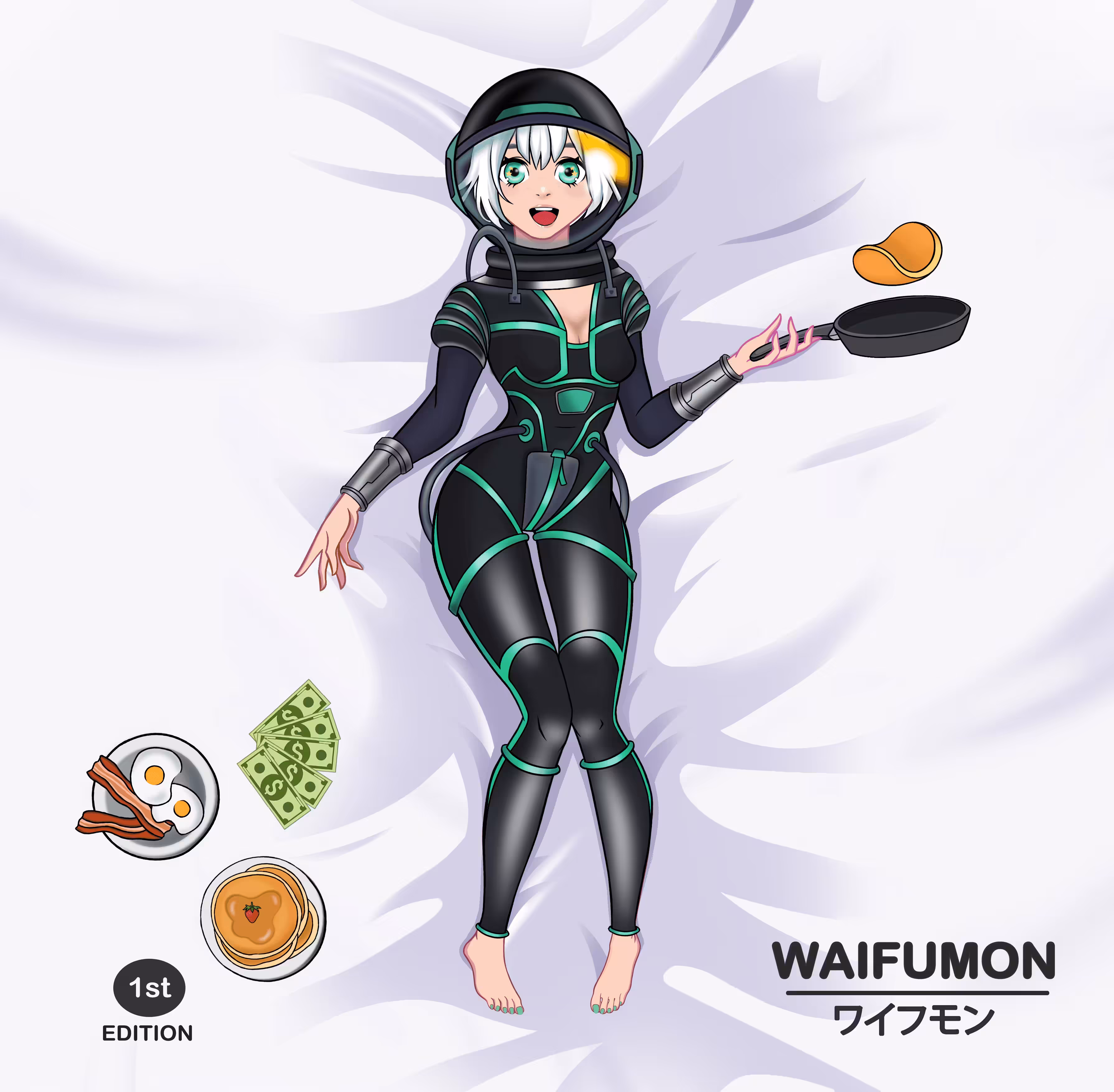 Safemoon BNB 1- Waifumon - First Edition - ワイフモン