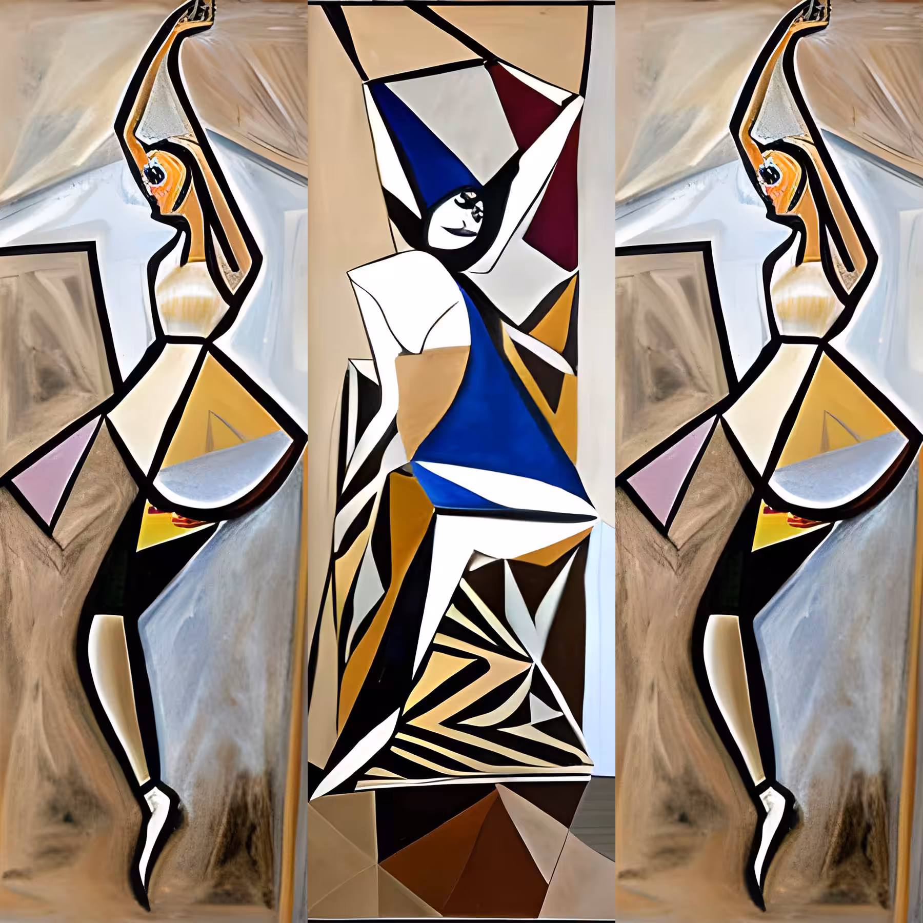 Cubism Dancers #8