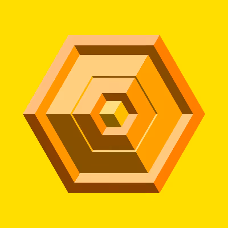 Hexagones - Art for Bots #43