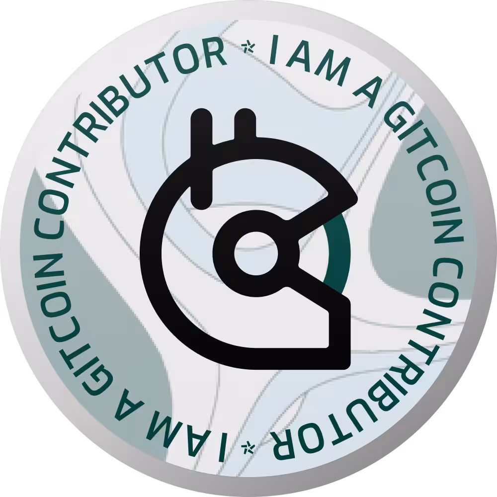 Gitcoin Contributor Pin