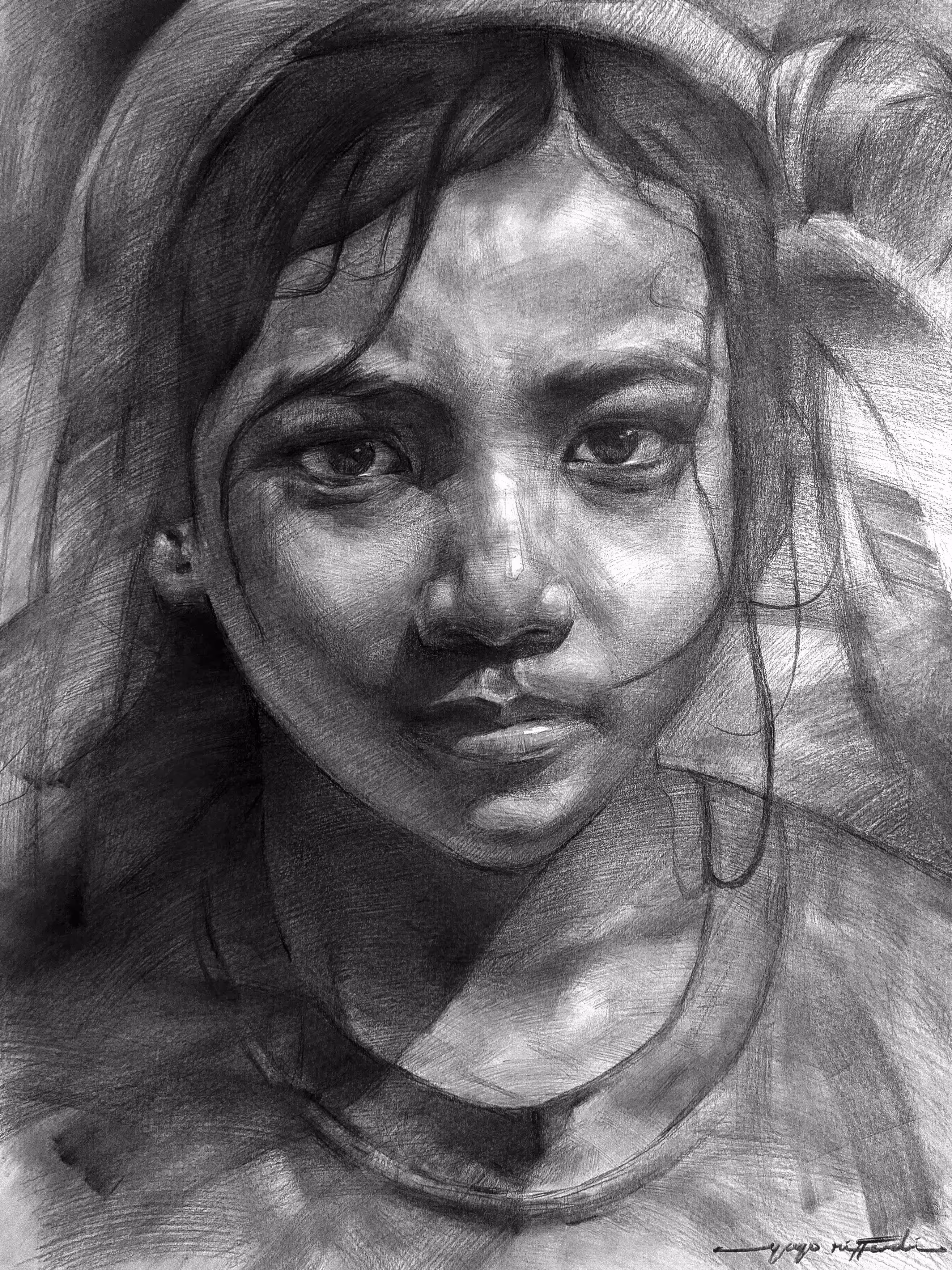 Village Girl Portrait
