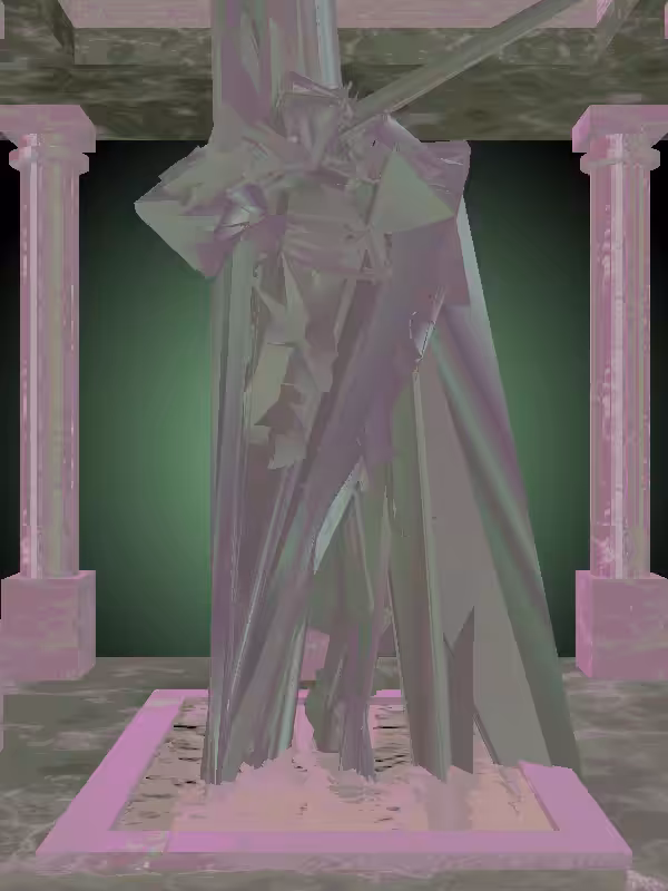 HeavenComputer: The Arguing Matte Pale Green Man #3411