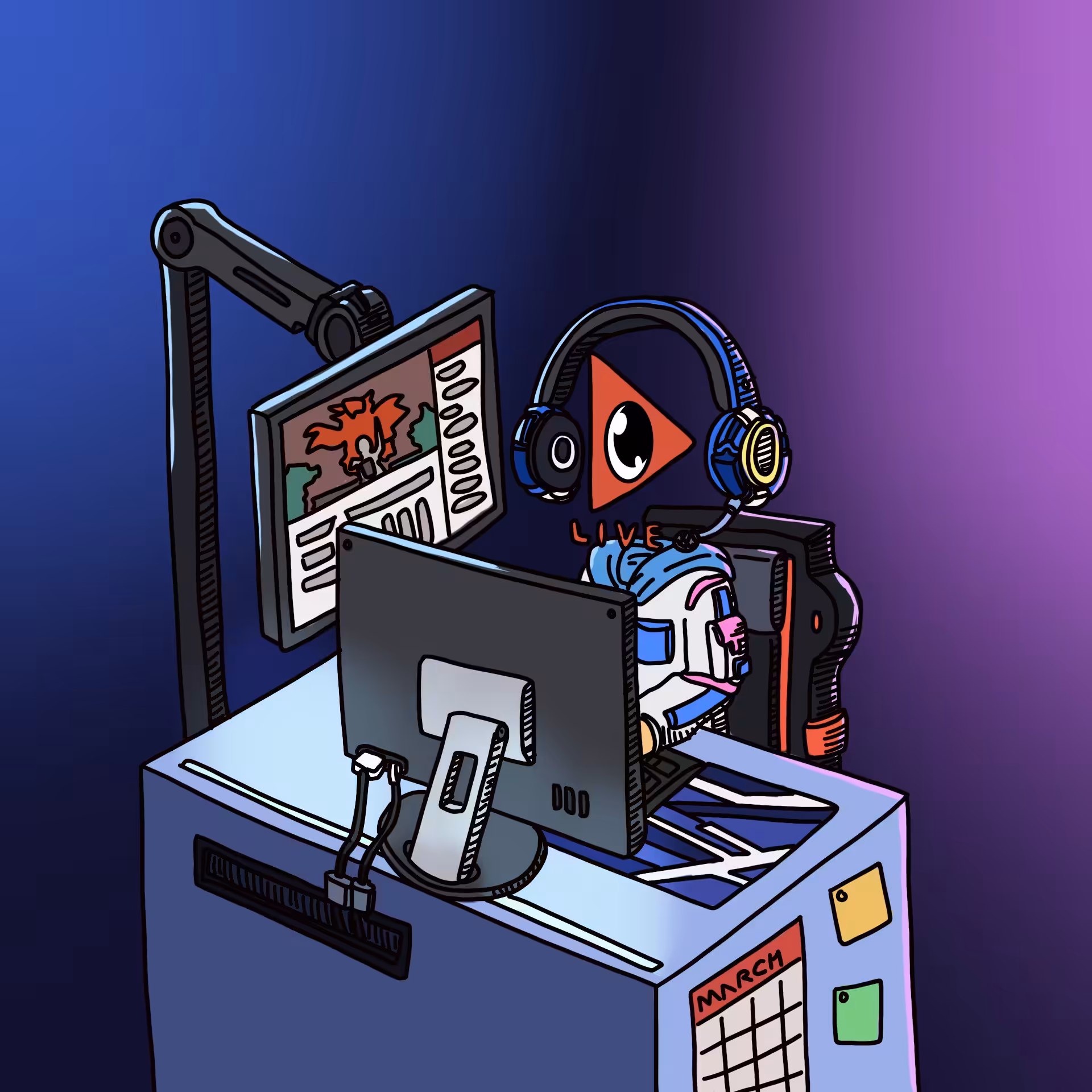 One eyed guys: Streamer OEG