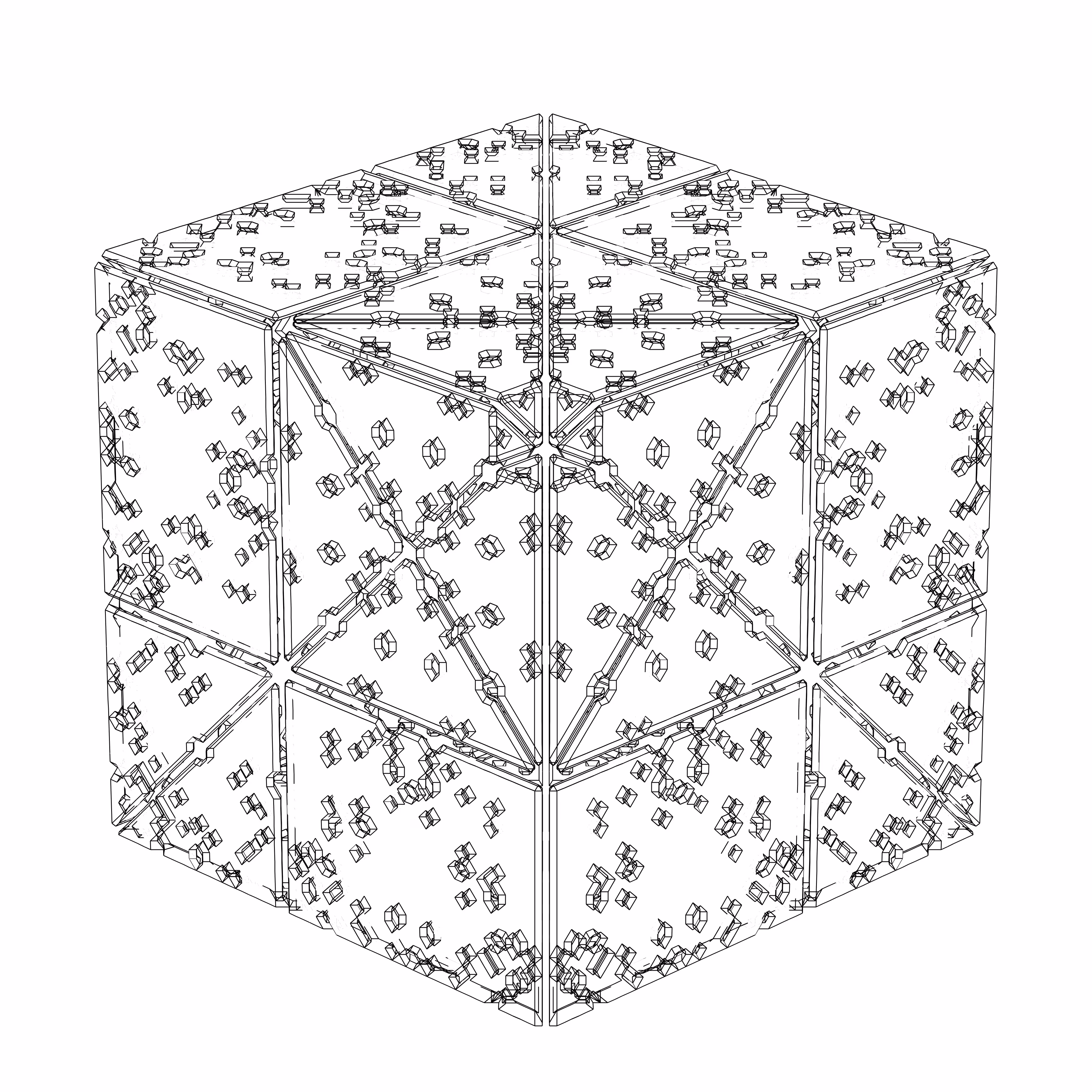 LL21 Alien Art Cube #958