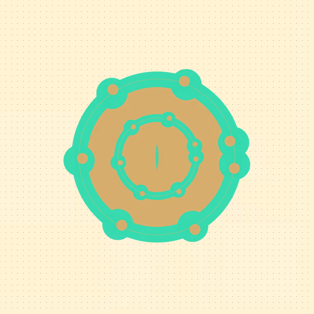 Circles on a dotted Grid #17
