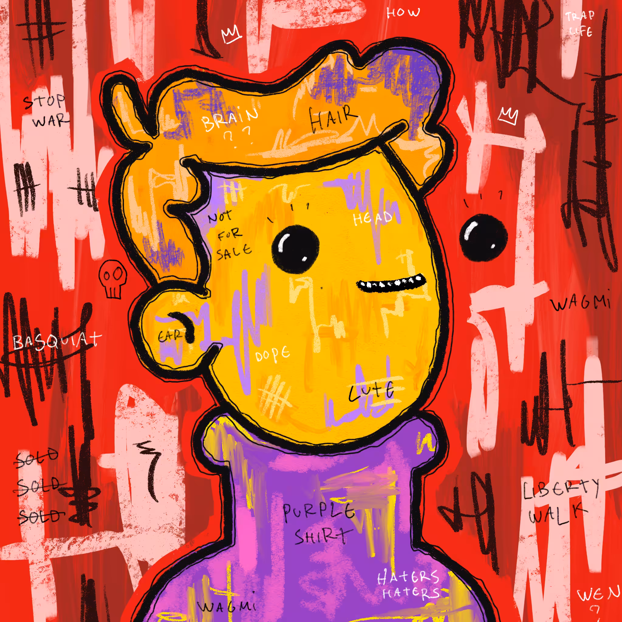 Doodlesquiat #34