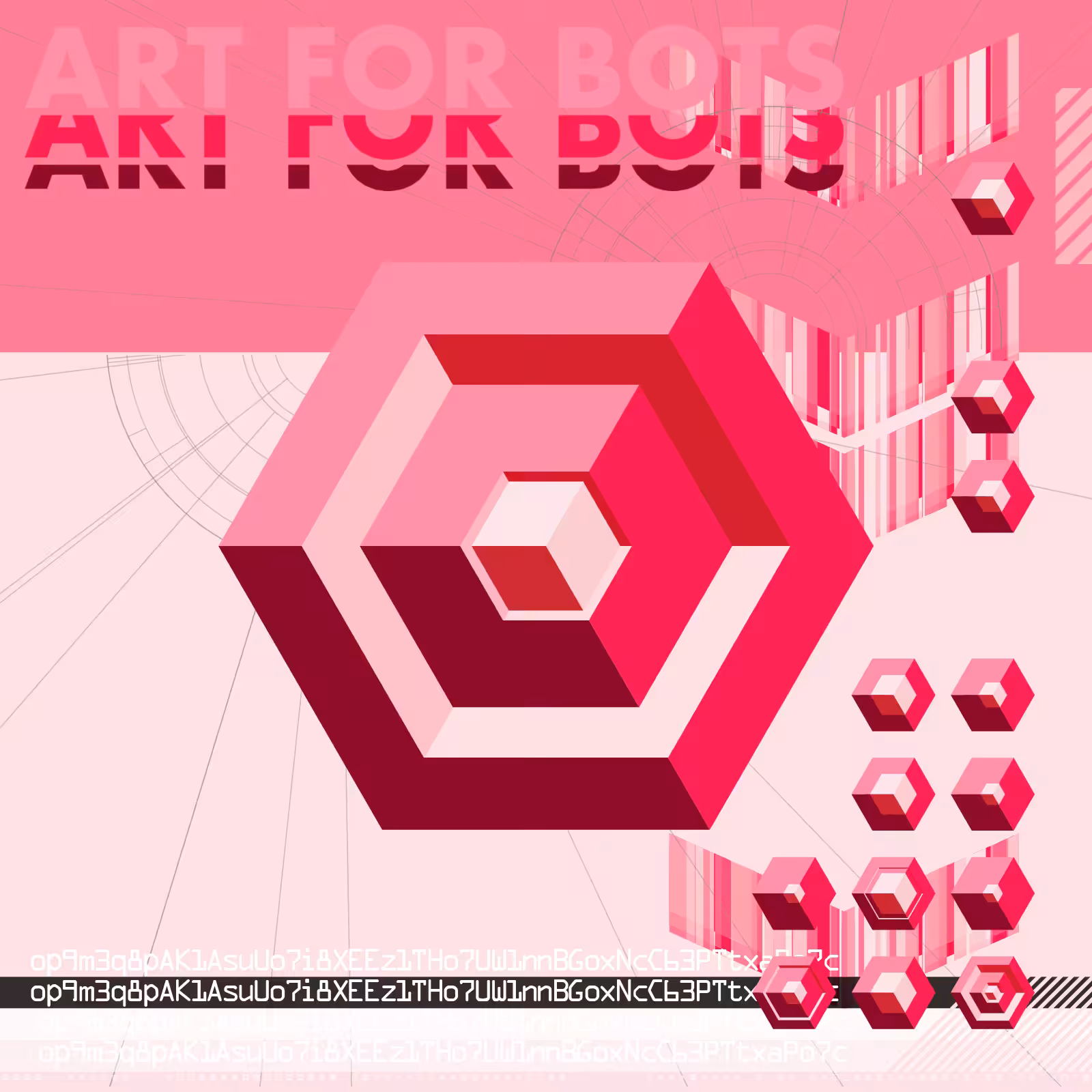 Hexagones - Art for Bots for Humans #63