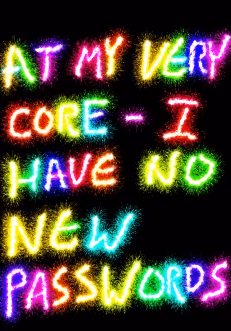 No New Passwords